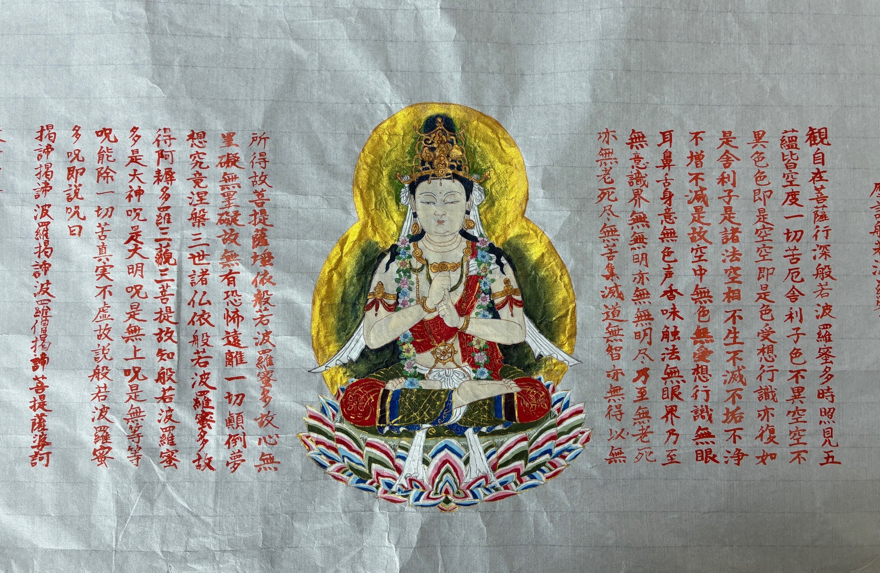 一枚にこだわる 次の一枚にかける [仏画曼荼羅アート 佛日寺教室