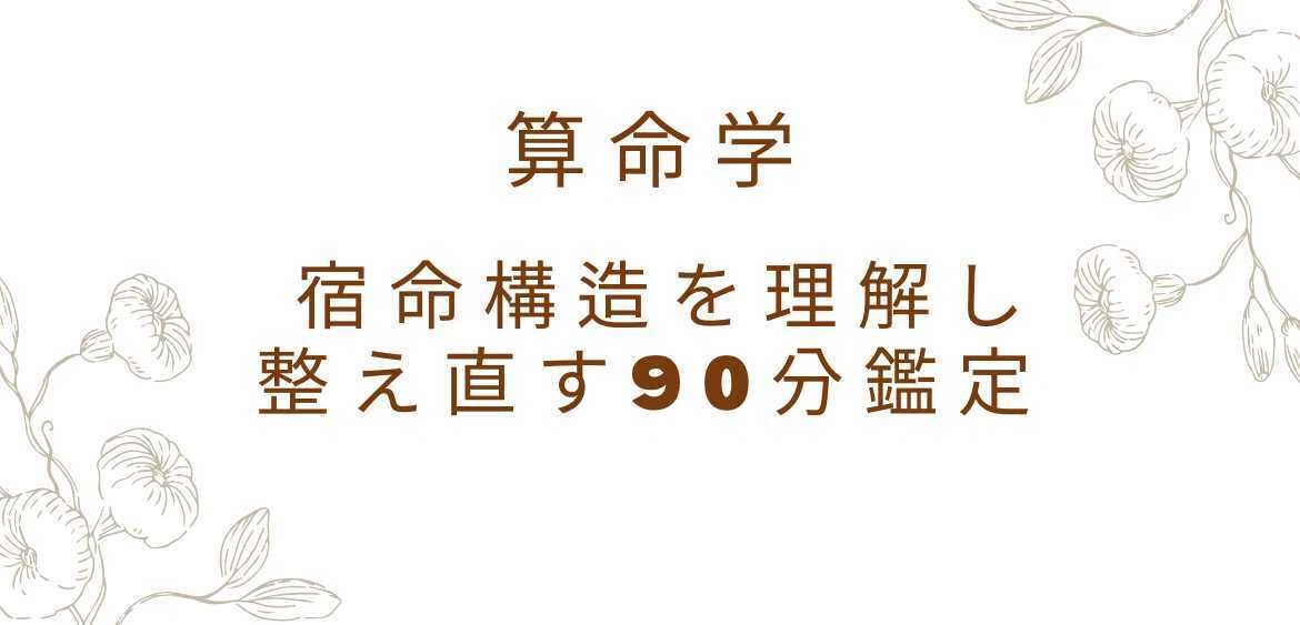 算命学 宿命を知りより楽しく生きやすく 占い 個性鑑定 【公式通販】