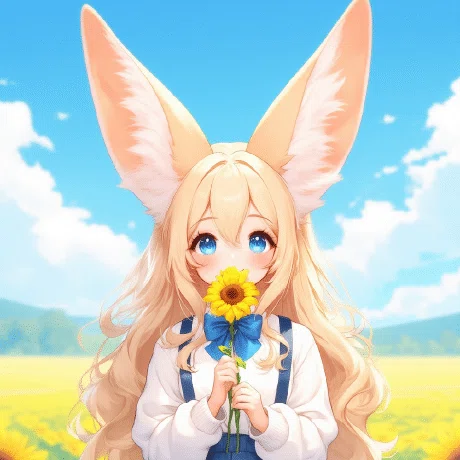comfyanonymous氏のアバター Comfy-chan(フェネック耳の金髪アニメ少女)