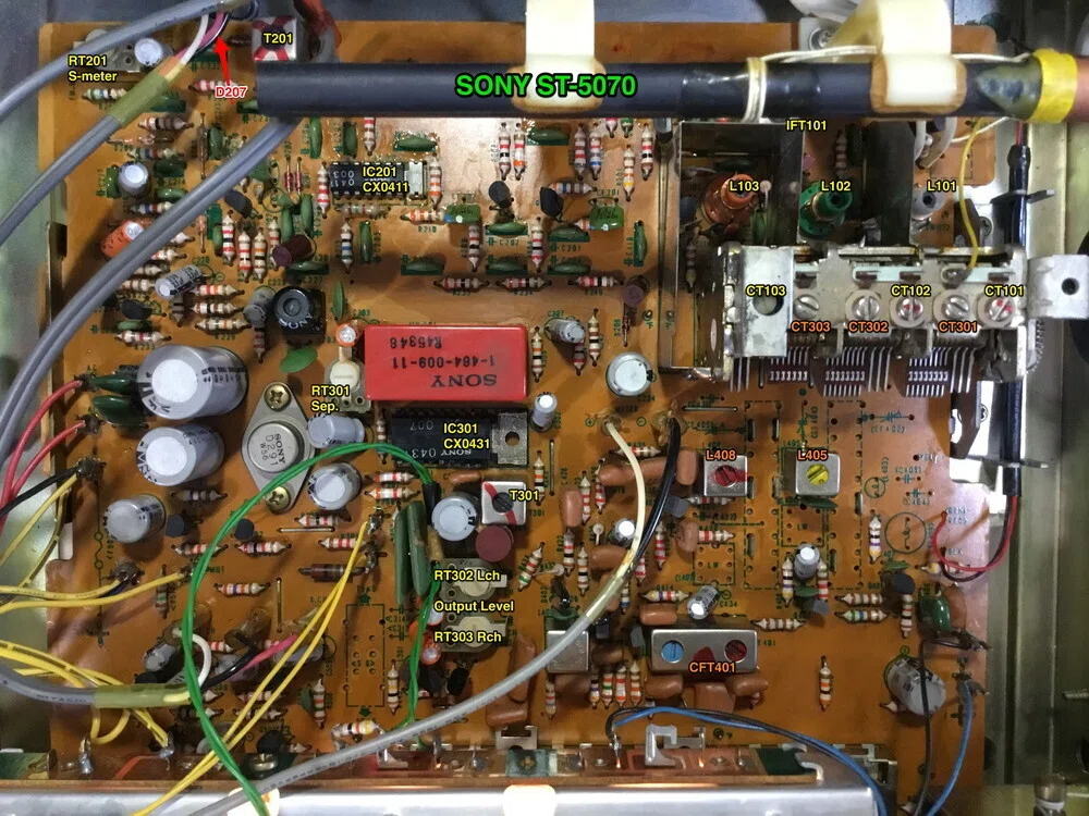 SONY ST-5055A 修理調整記録｜BLUESS Laboratory