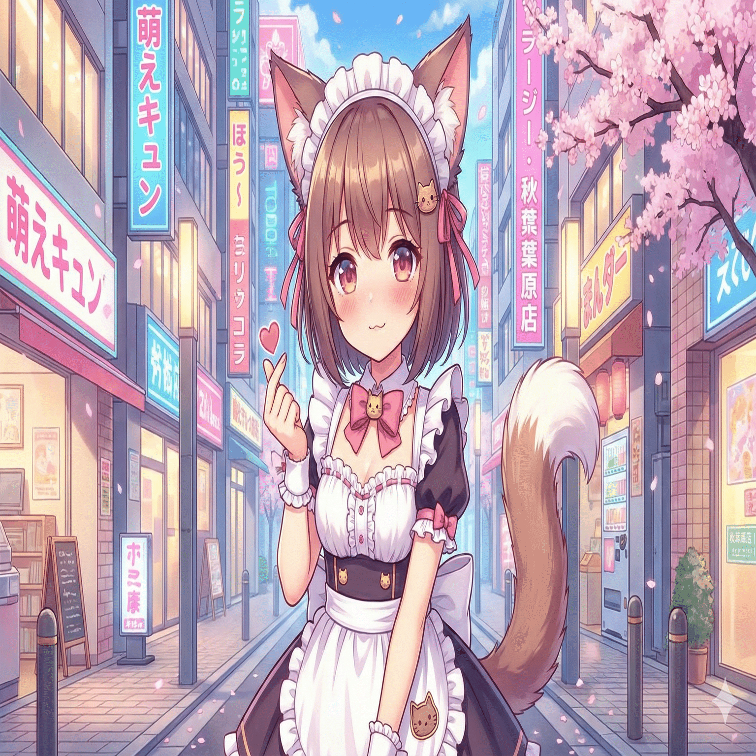 ツイてる検証実験43日目】スーパー猫の日特別企画！AIで描く究極の猫娘