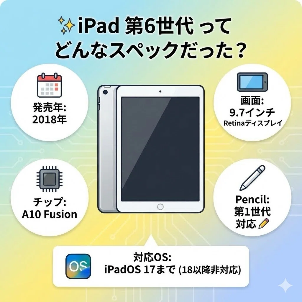 ? 【2026年版】iPad第6世代はまだ現役？ガジェット好きキャンパーの 