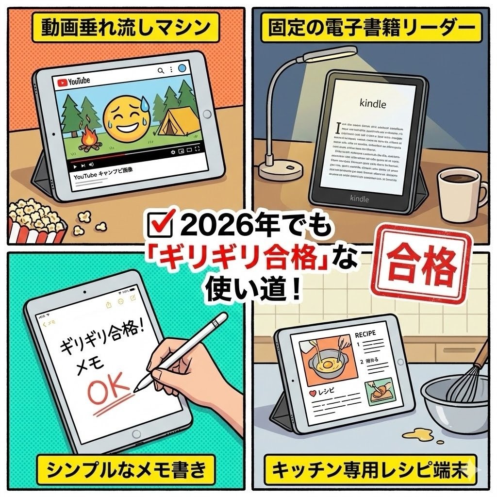 📱 【2026年版】iPad第6世代はまだ現役？ガジェット好きキャンパーの