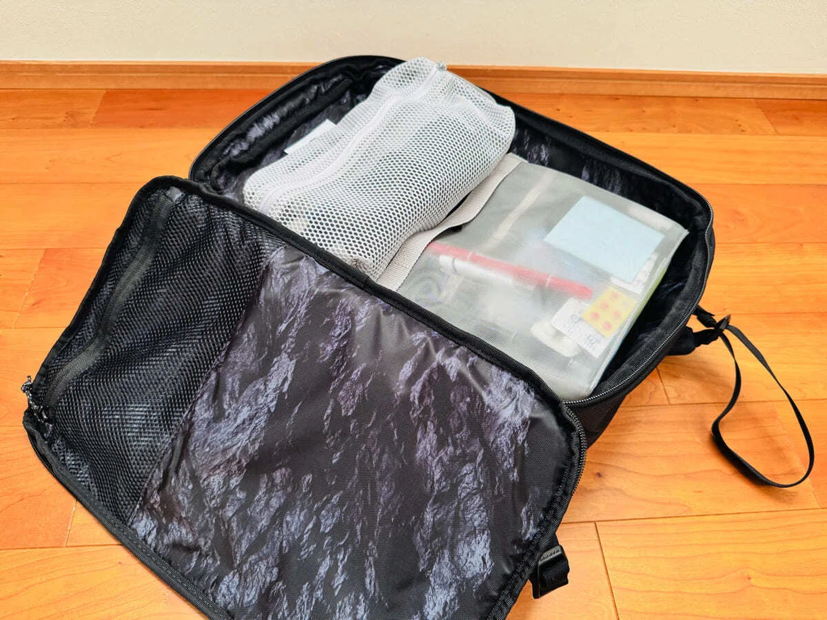 マムート セオン トランスポーター 15 レビュー！25Lとも比較。PC収納