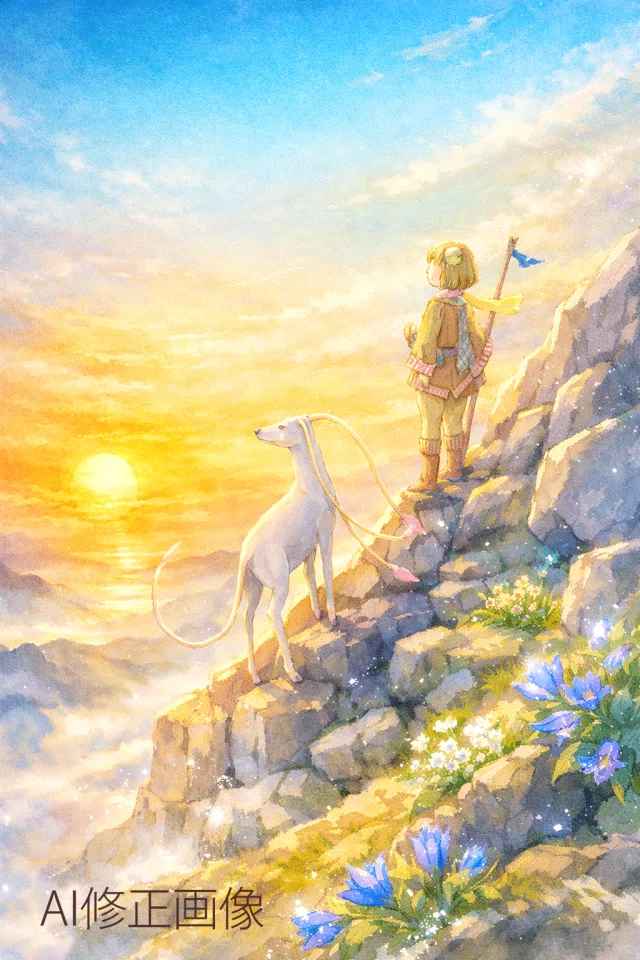 森の天使　透明水彩画　お値下げ致しました 絵画