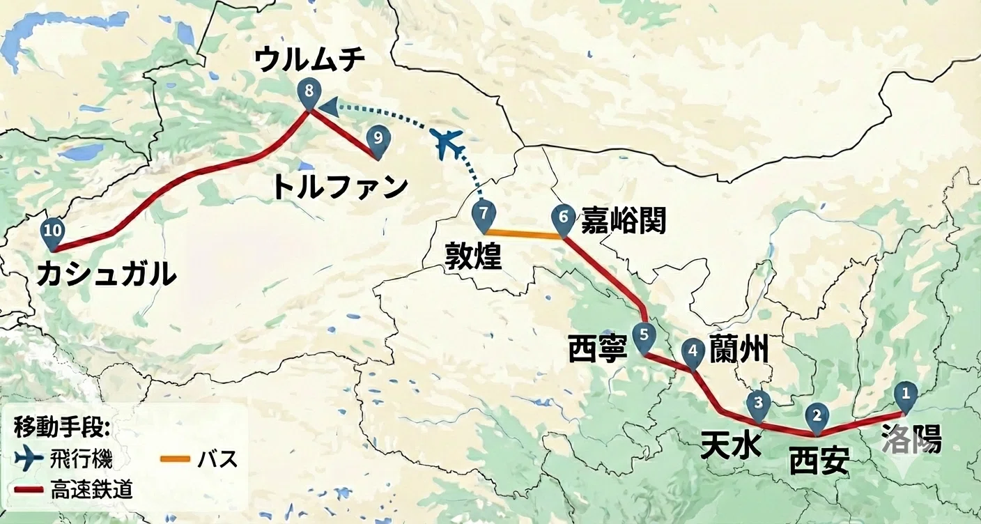 🇨🇳シルクロードの旅 5 | 甘粛省の嘉峪関と敦煌〜西域の玄関口へ 🇨🇳シルクロードの旅 5 | 甘粛省の嘉峪関と敦煌〜西域の玄関口へ