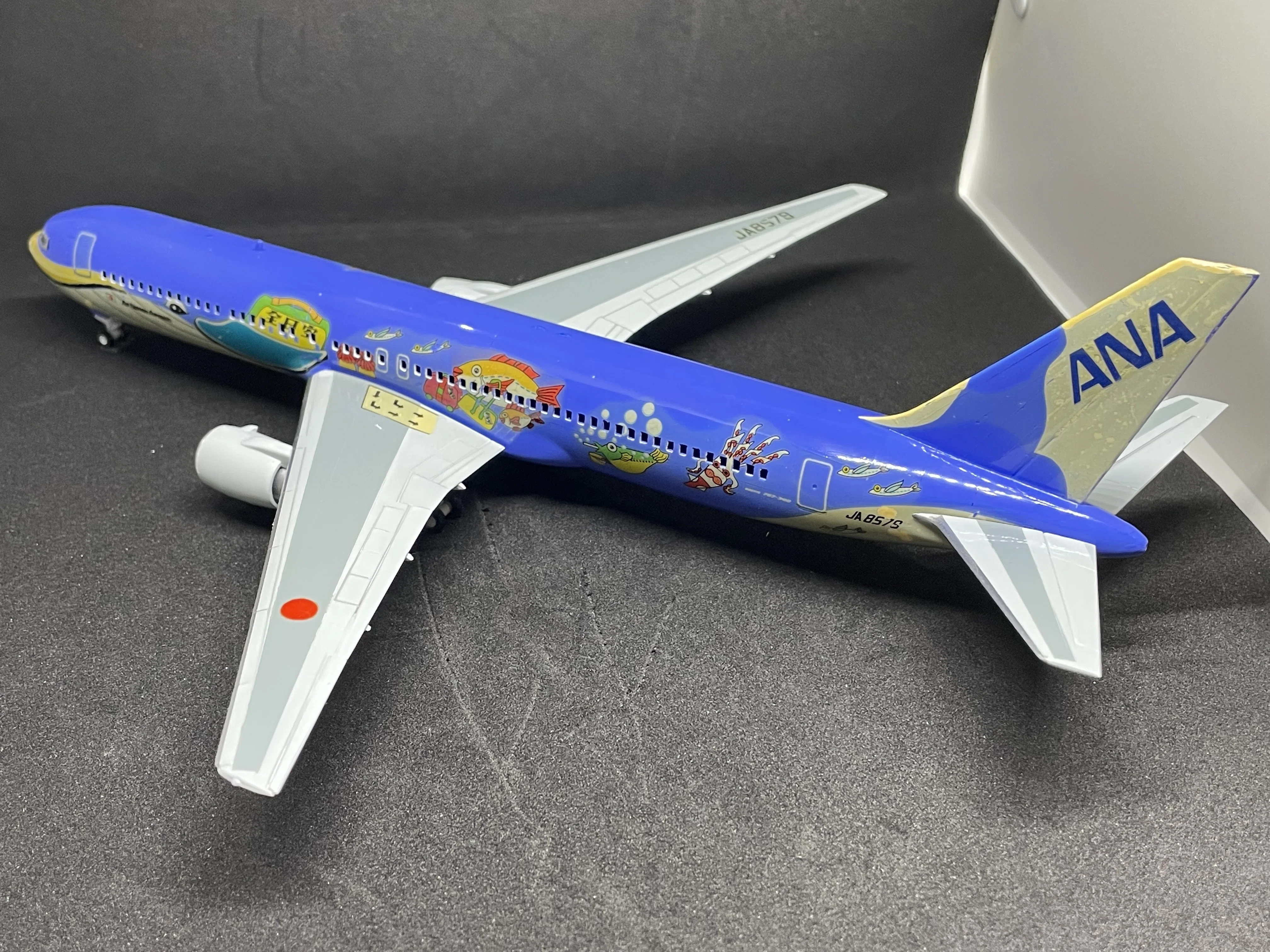1/200ボーイング767-300マリンジャンボJrをつくってみた｜こねこなめこ
