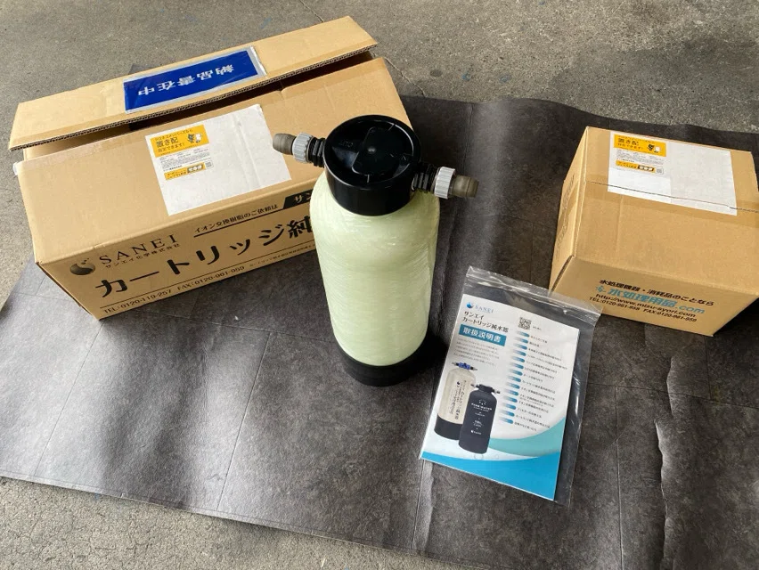 サンエイ化学 カートリッジ純水器 5L スタンダードタイプ 部品セット