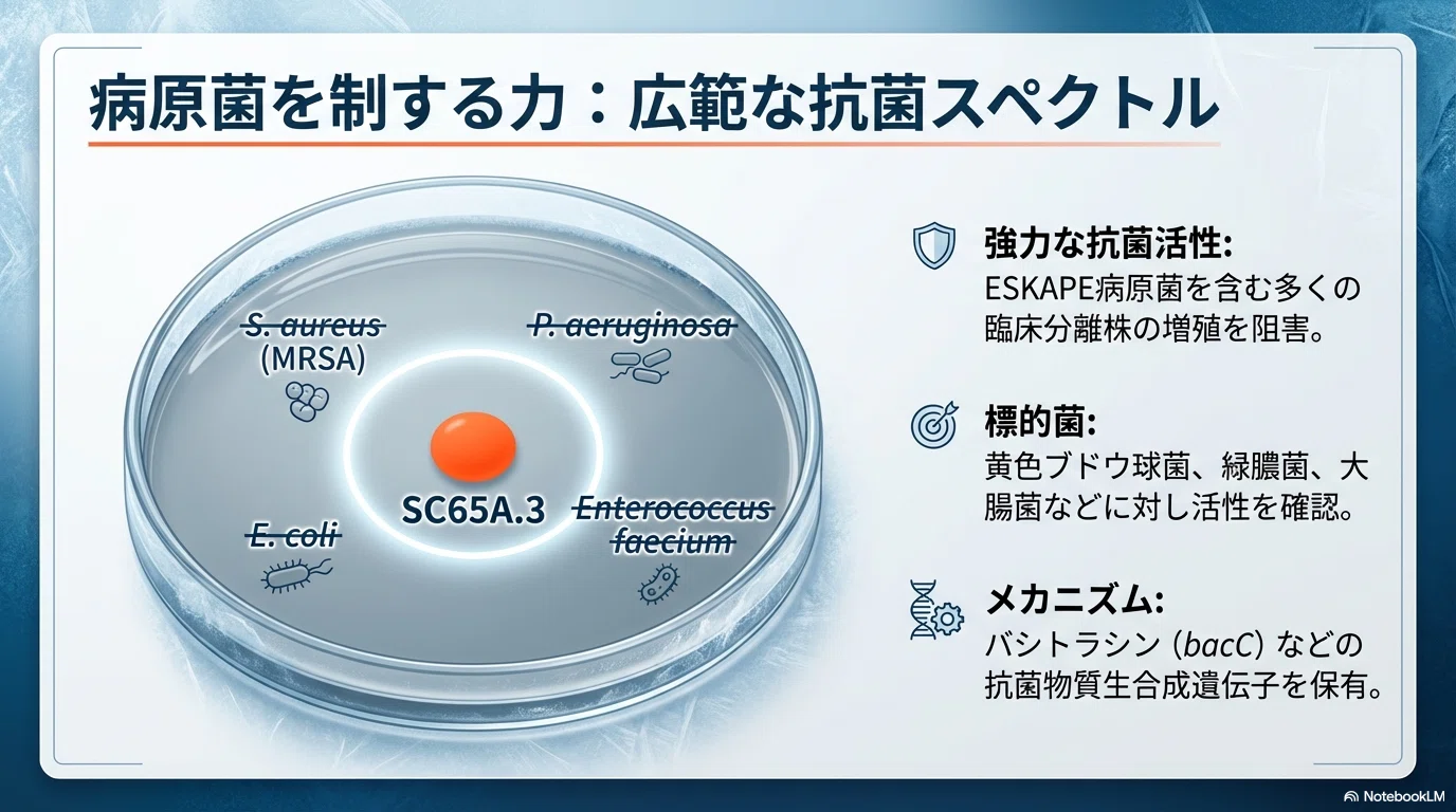 洞窟氷が保存した古代細菌 Psychrobacter SC65A.3 の初全ゲノム解析