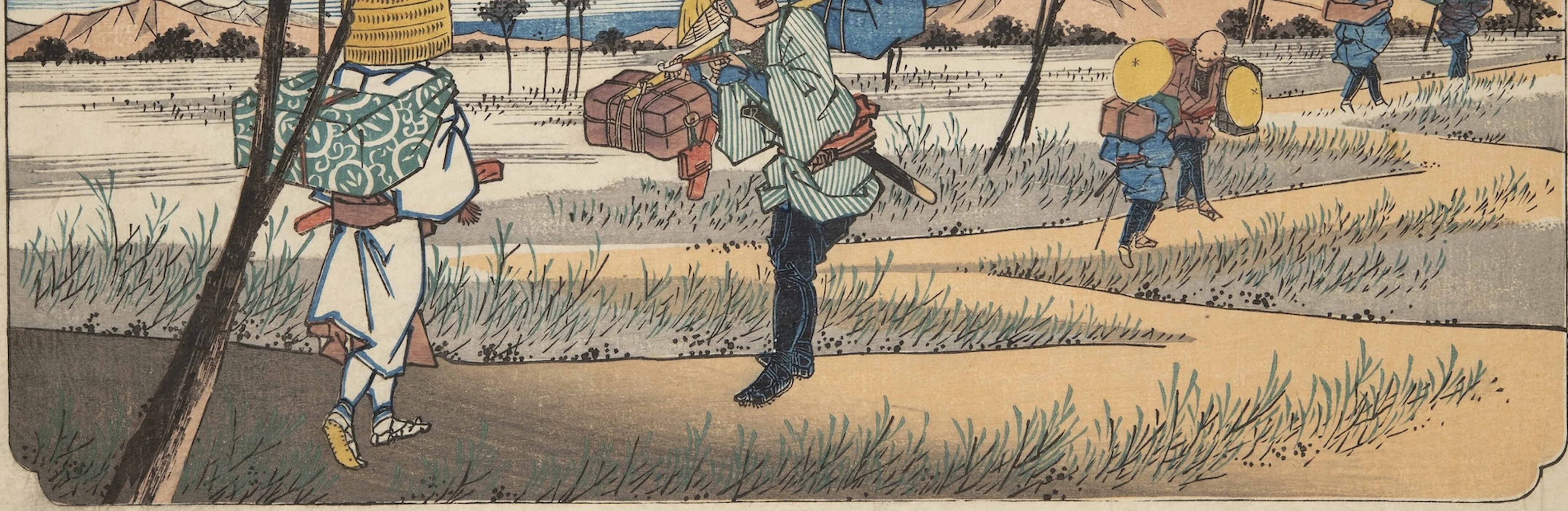 浮世絵おじさんフェスティバル」出品作⑦：渓斎英泉《岐岨街道 鴻巣
