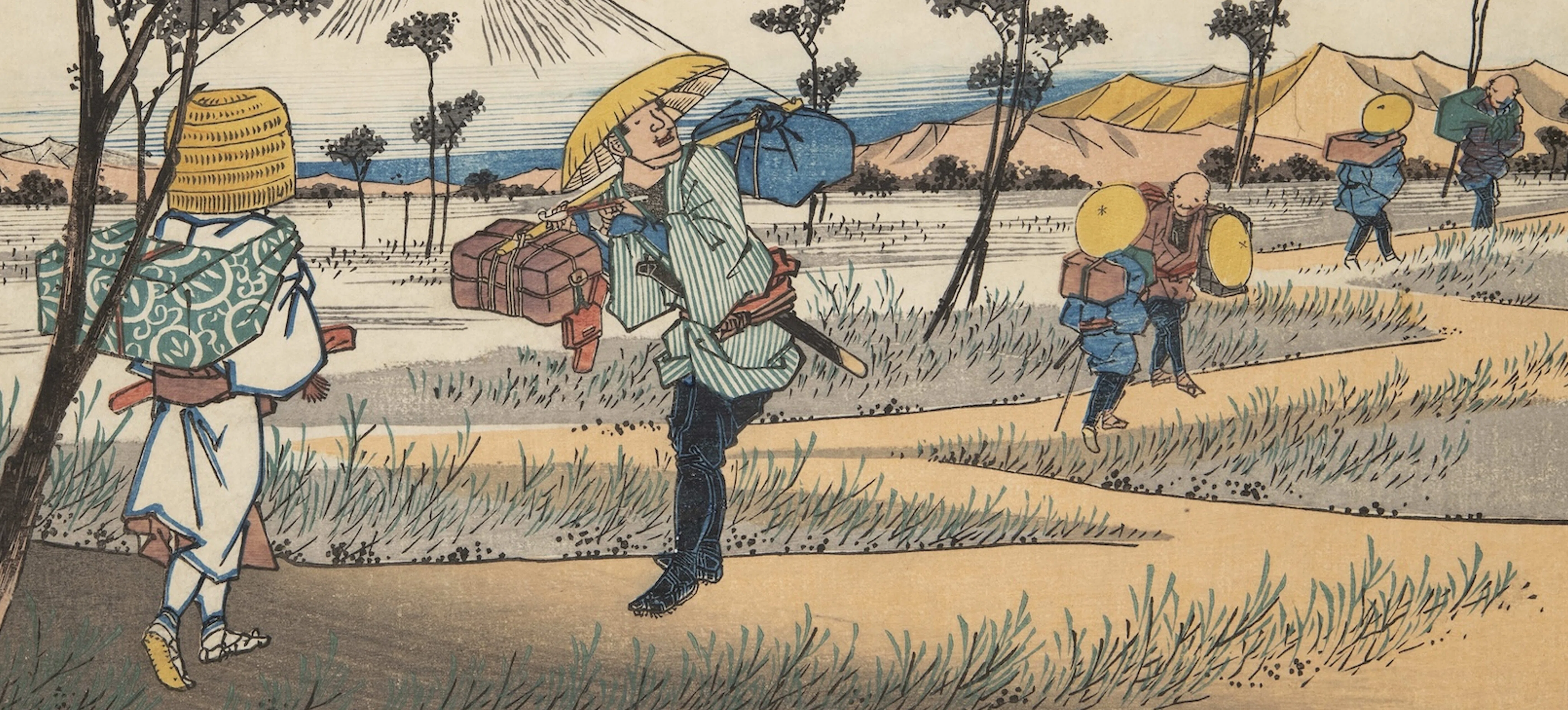 浮世絵おじさんフェスティバル」出品作⑦：渓斎英泉《岐岨街道 鴻巣