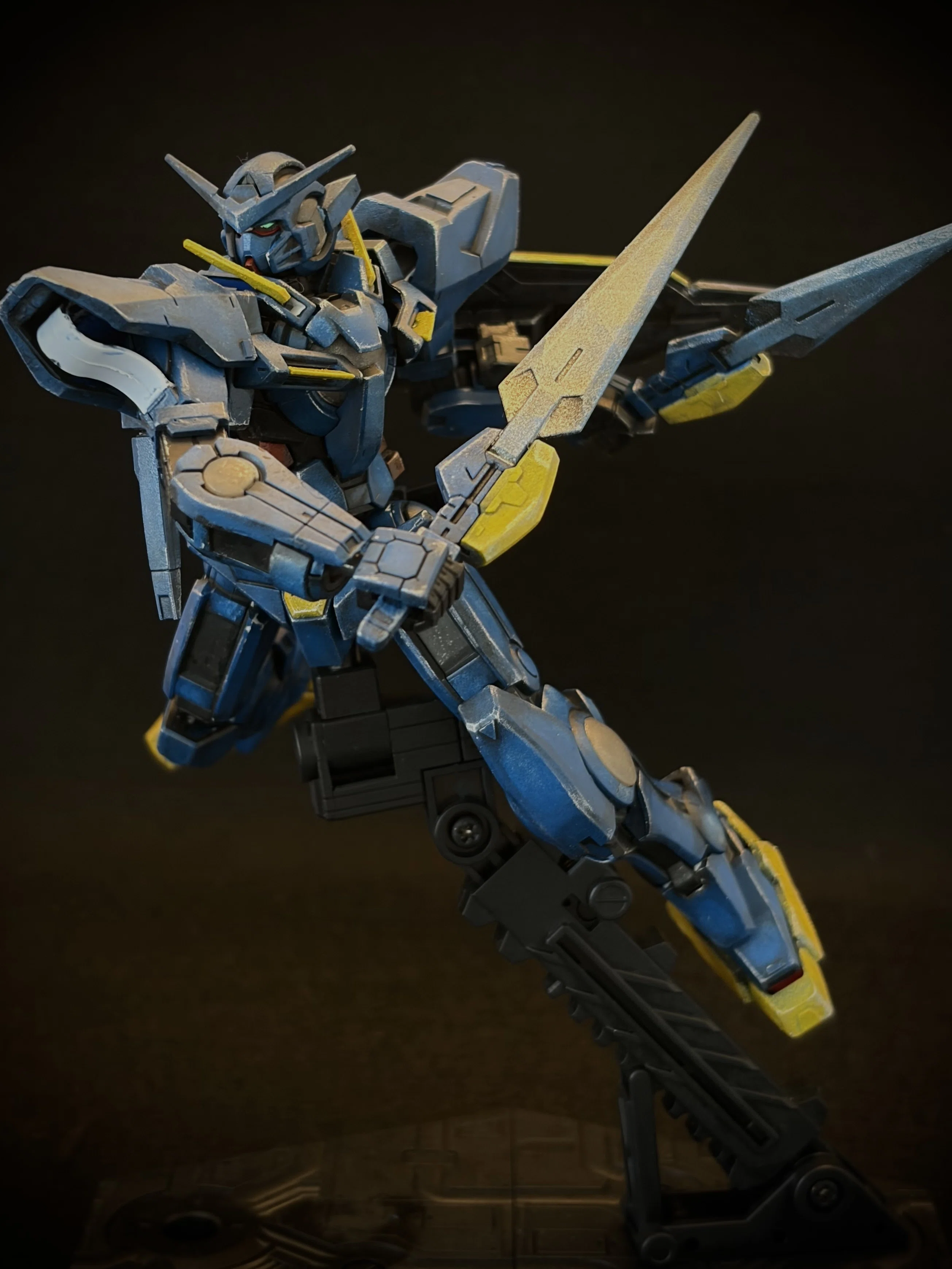 ガンダムエクシア完成】 青のグラデーション風味｜とうと (Touto) | 2