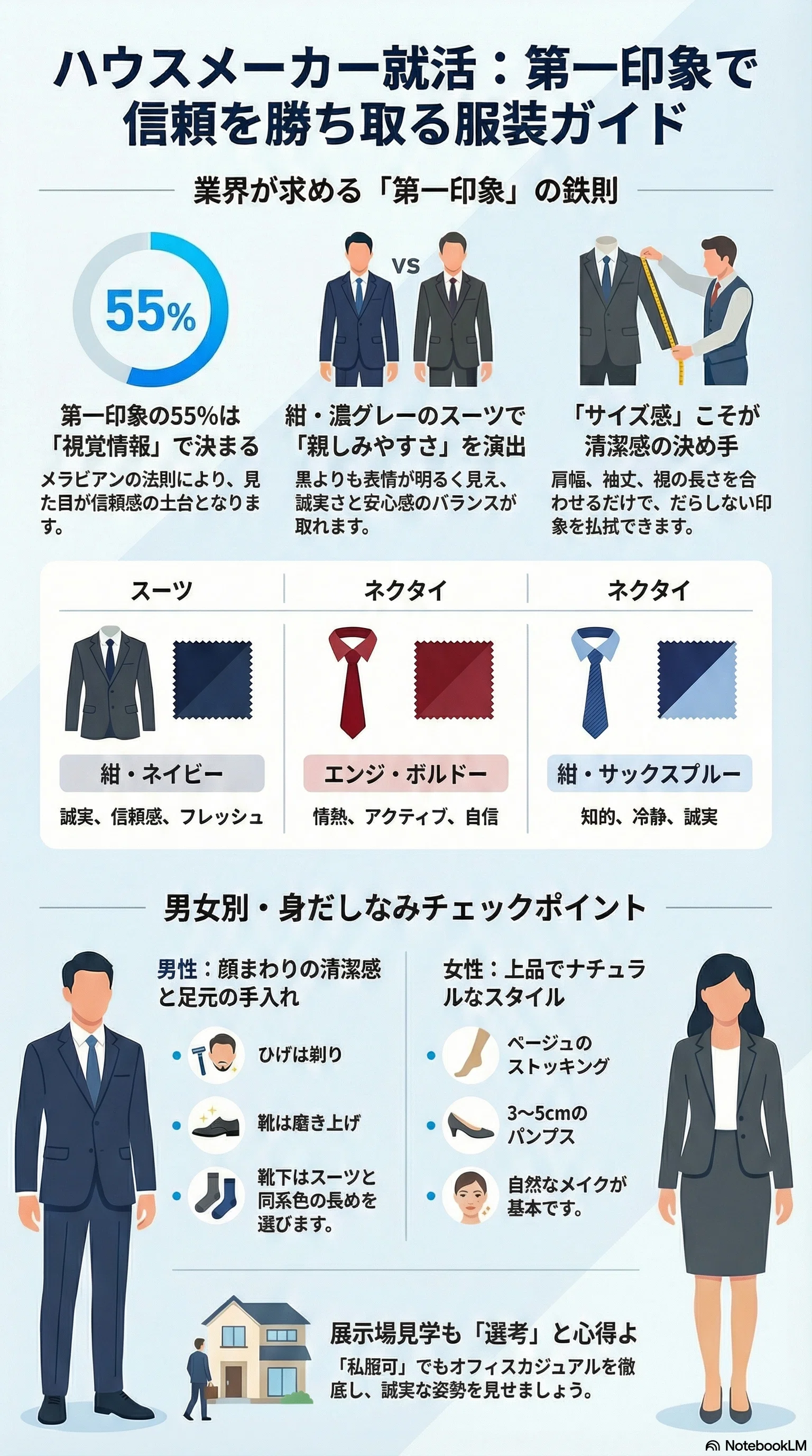 ハウスメーカー就活・面接の服装完全ガイド|第一印象で差をつける 