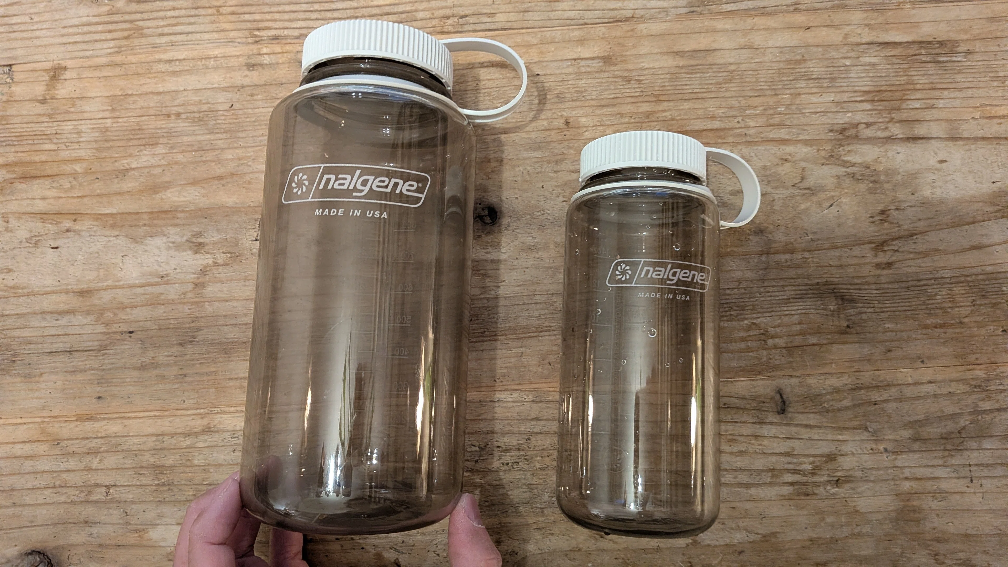 Nalgene(ナルゲン)】「【MONOCHROME】広口0.5L Tritan Renew」先日購入