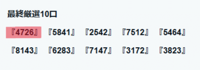 的中報告！ナンバーズ4 第6925回(2026年2月23日抽選)🎯ボックス的中