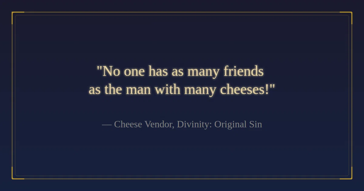 FAB 俺の奢り/This Round's on Me ANQ CF英語版 No one has as many friends as the man with many cheeses!” って