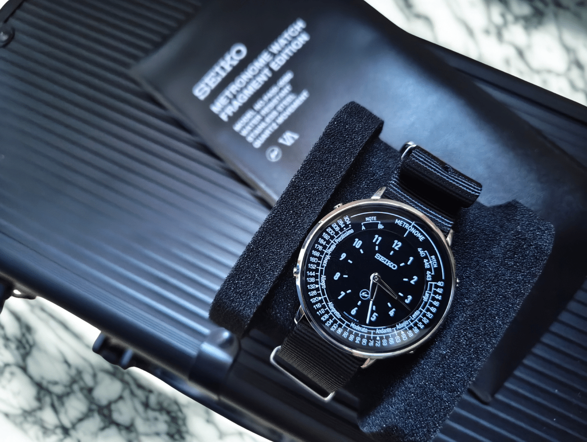 購入レビュー】SEIKO × Fragmentのメトロノームウォッチが最高すぎた
