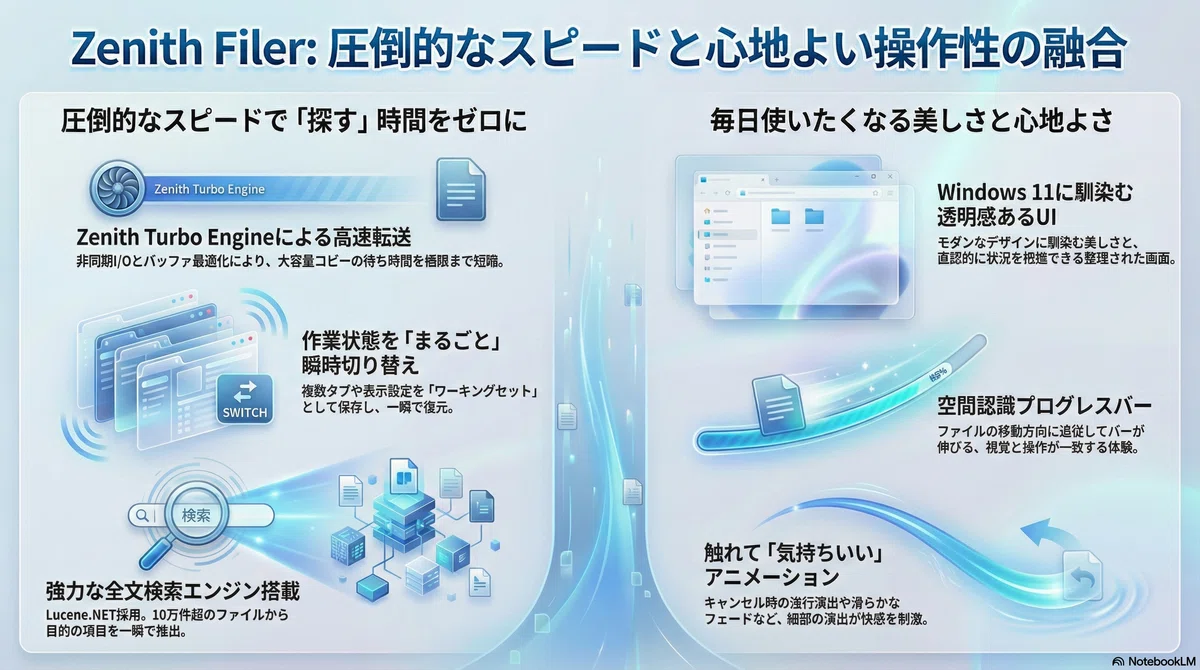 次回ファイルの中身 標準エクスプローラーに限界を感じて、自分好みの2画面ファイラーを