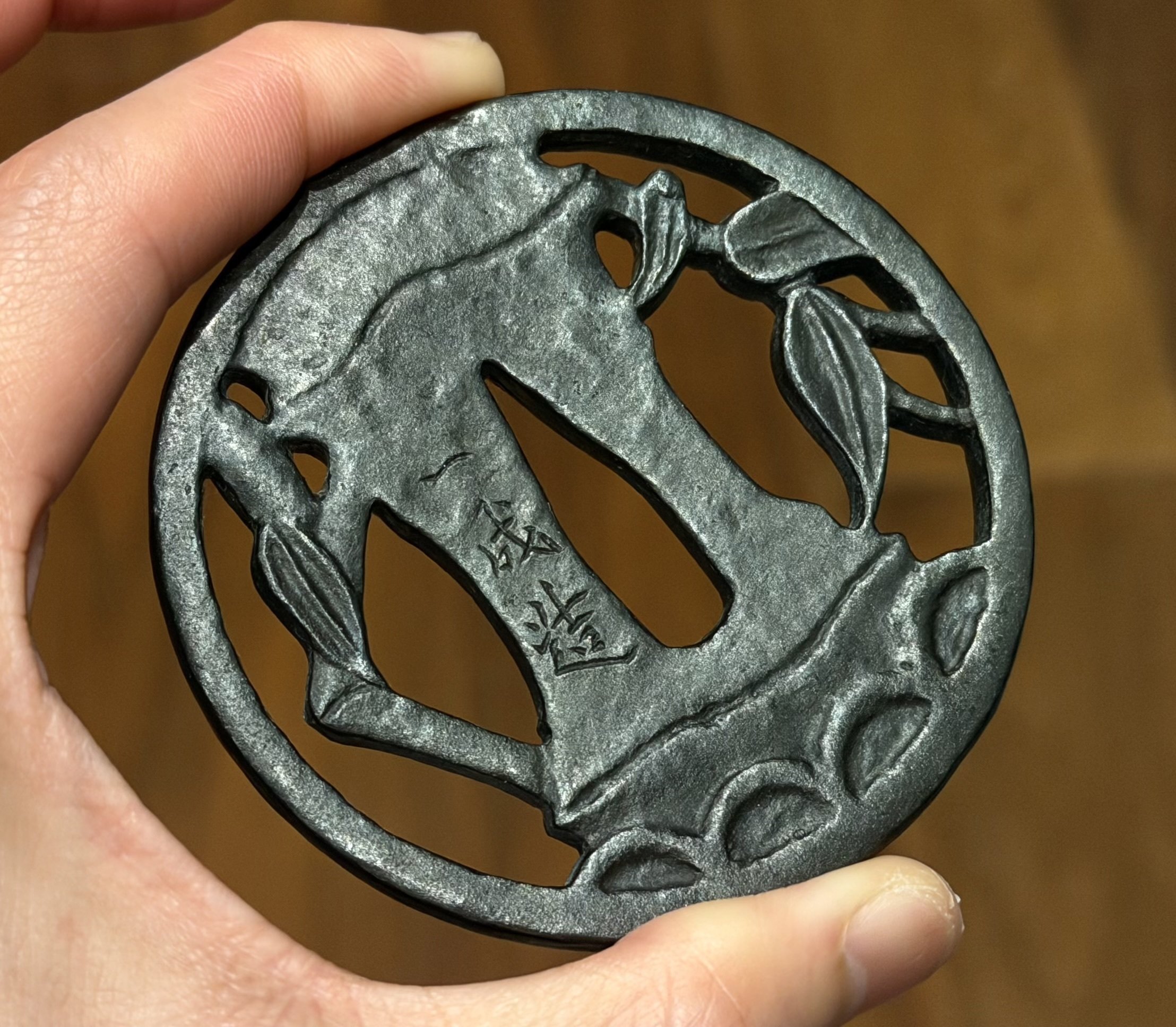 成木鐔㊳ 一本竹透｜刀箱師の日本刀ブログ 中村圭佑