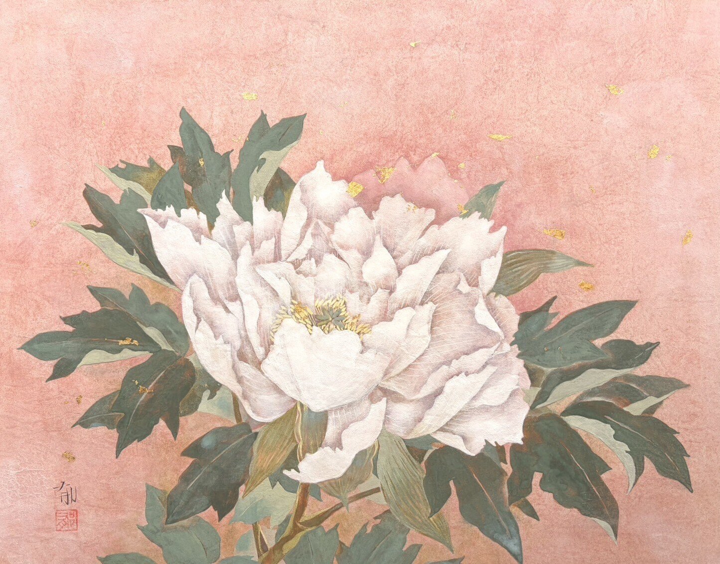 吉兆を描く人──藤原郁子が創造する現代花鳥画の縁起美学｜ギャラリーワオ