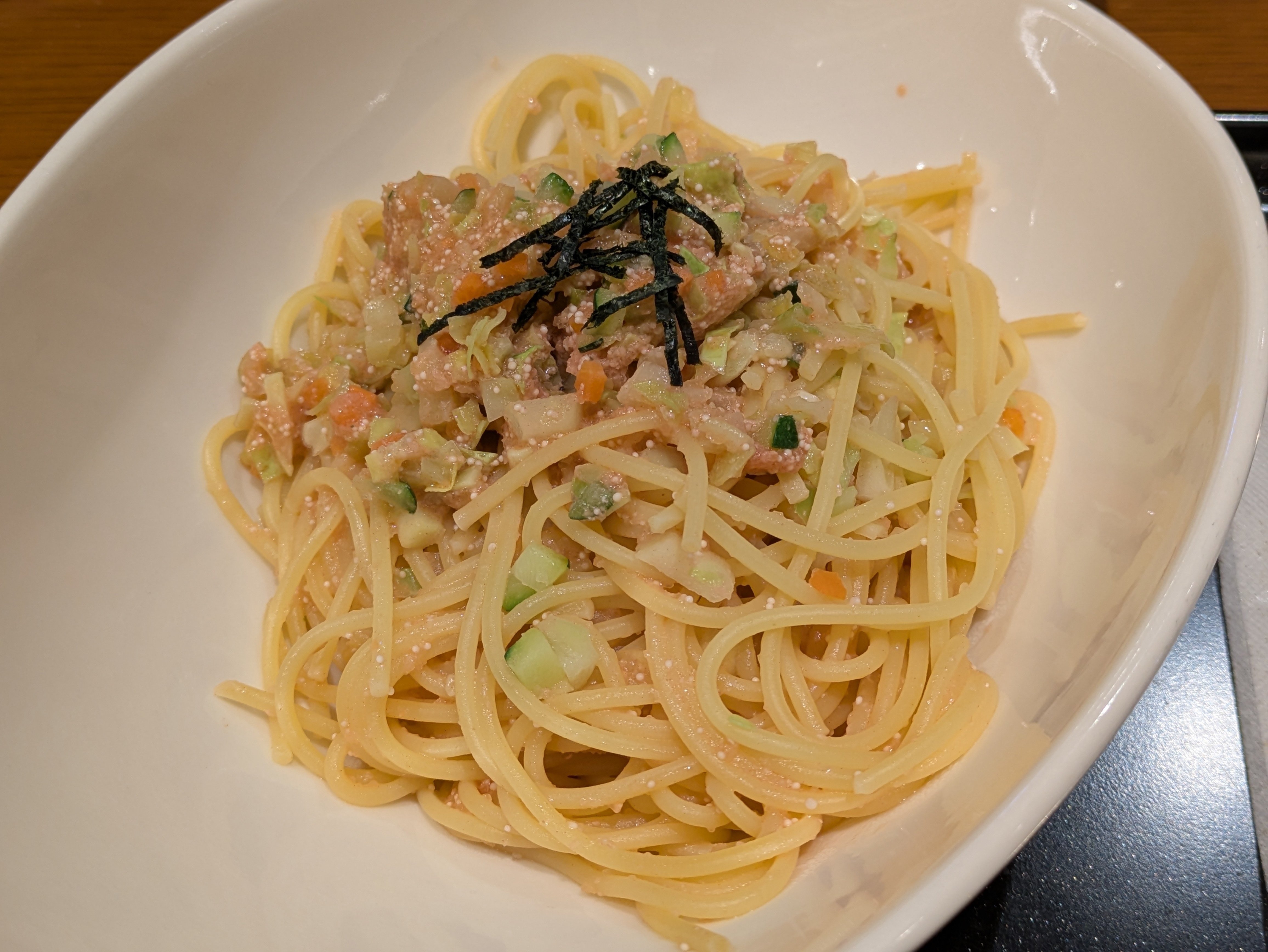 ランチ】タリーズのたらこパスタ【ゆず！】｜千早アオ