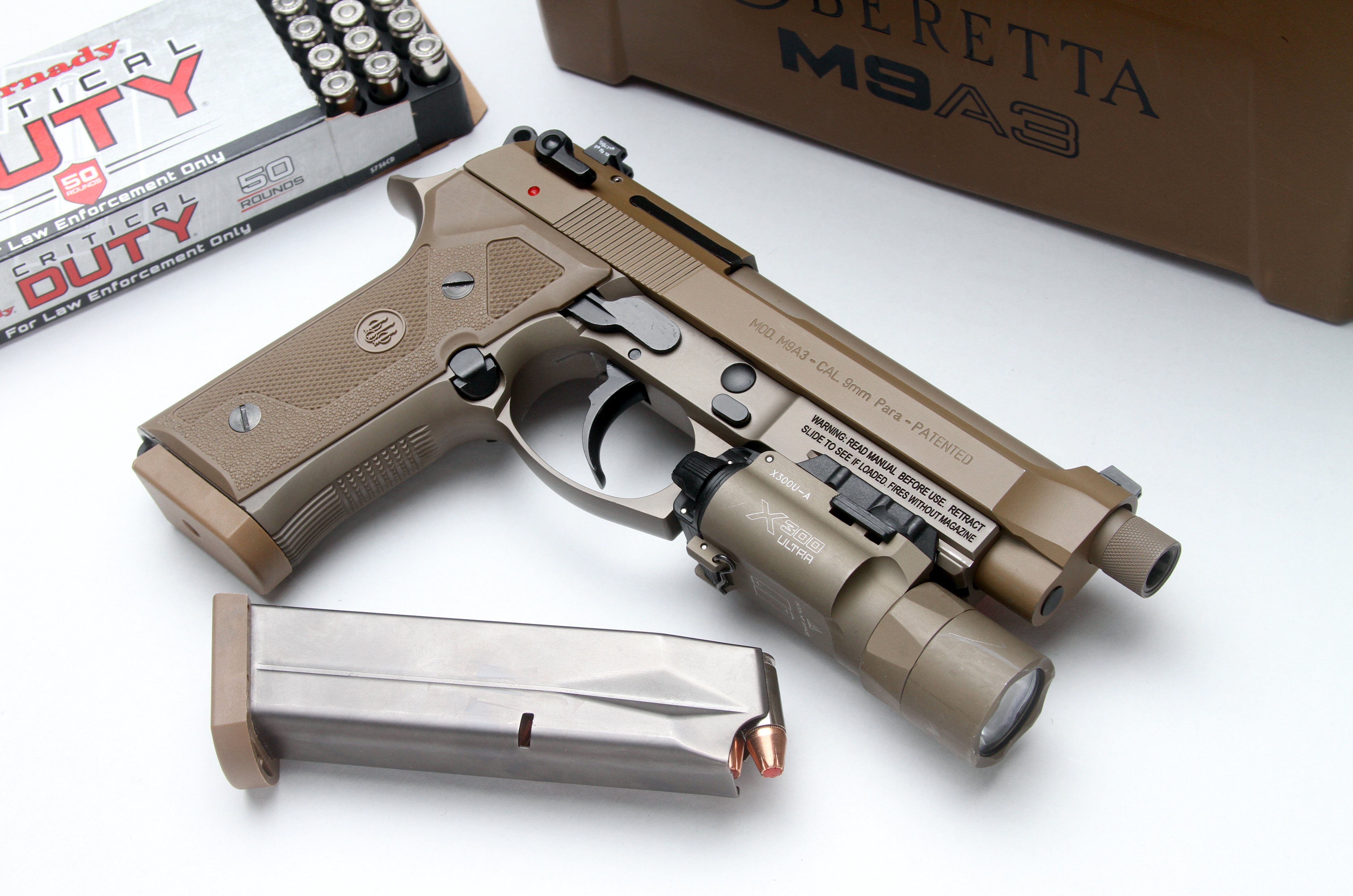 ベレッタM9A3 ベレッタ92F/米軍採用M9の近代化バージョン｜gunbaka