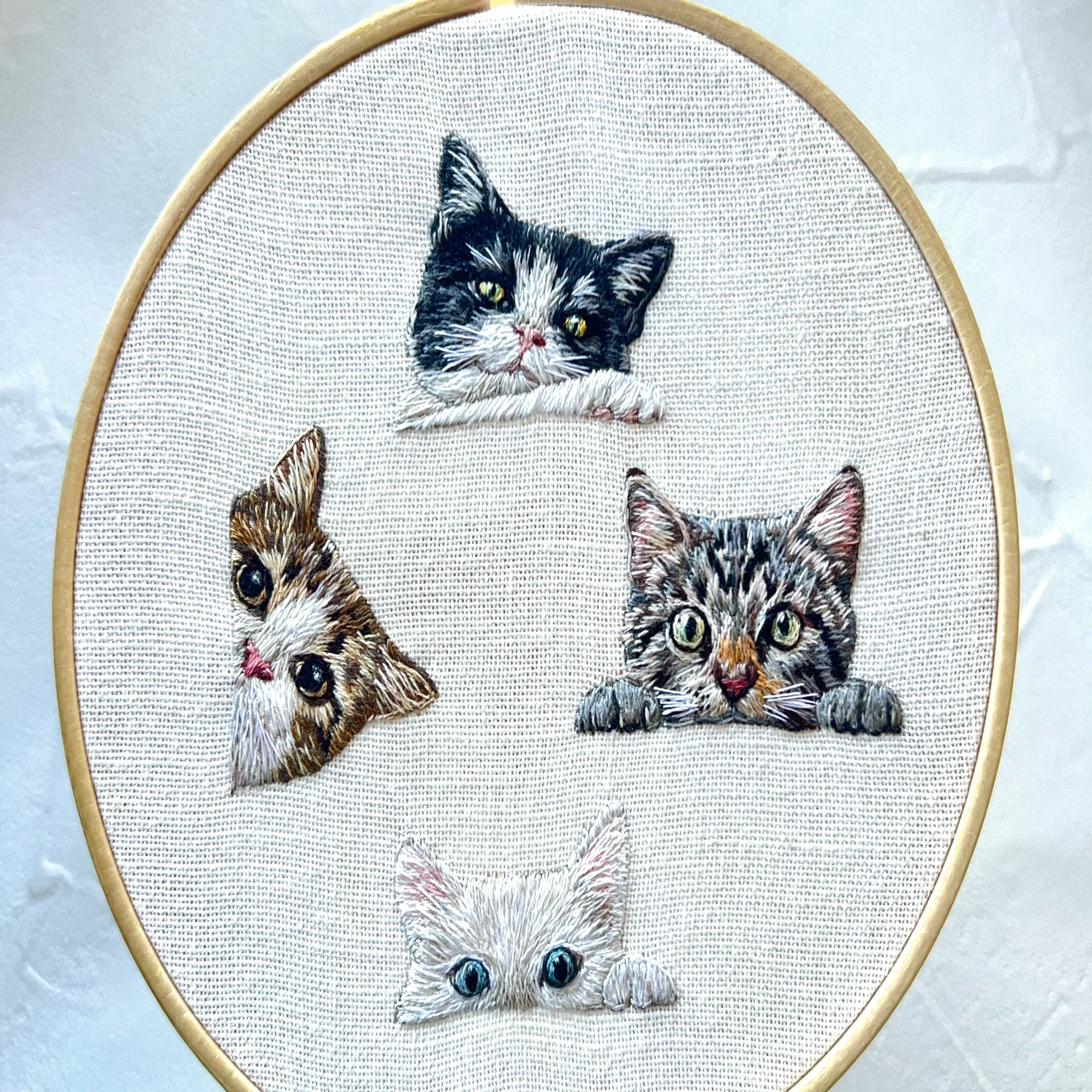 Introducing my 'first work' from when I just started embroidery