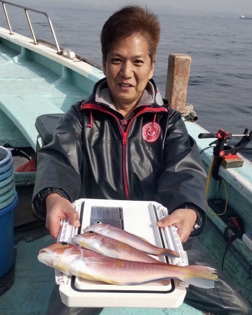 甘鯛】トップ5枚、皆さんがゲット！最大38cm【真鯛】トップ3枚、最大