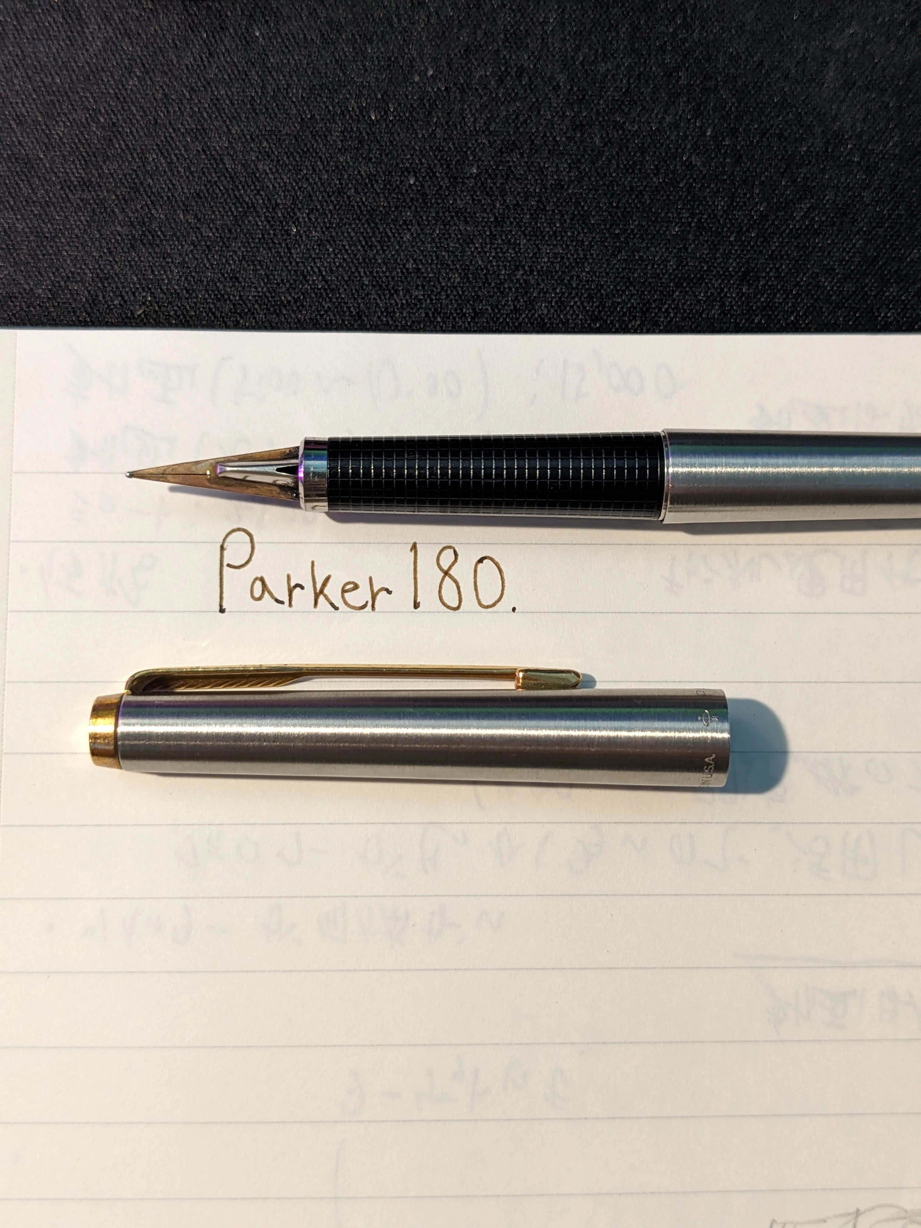 PARKER廃番 万年筆 180 インシグニア GF X/M字　14K 詳細ページ | 万年筆 ボールペンなど高級筆記具の販売・買取