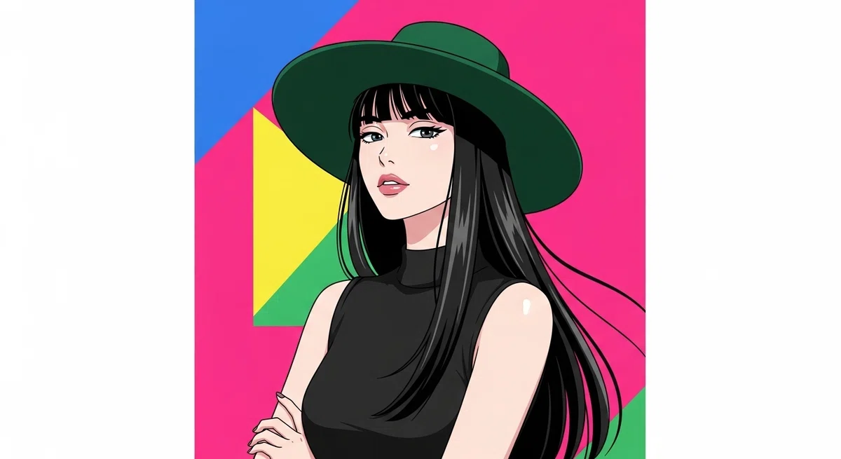 イラスト　ポップ画　オリジナル　アニメ風　自作画 画像生成AI】ポップアート風のアニメイラスト生成プロンプト研究｜ささお