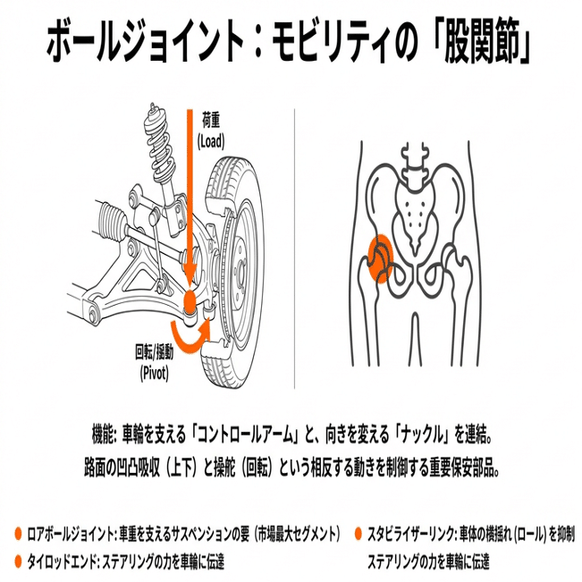 世界の自動車用ボールジョイント製造業界の概要｜Better Equation Research