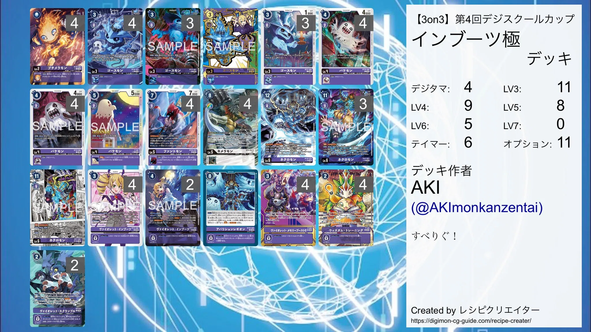 デジカ】ネクロモンの構築紹介👻｜AKI