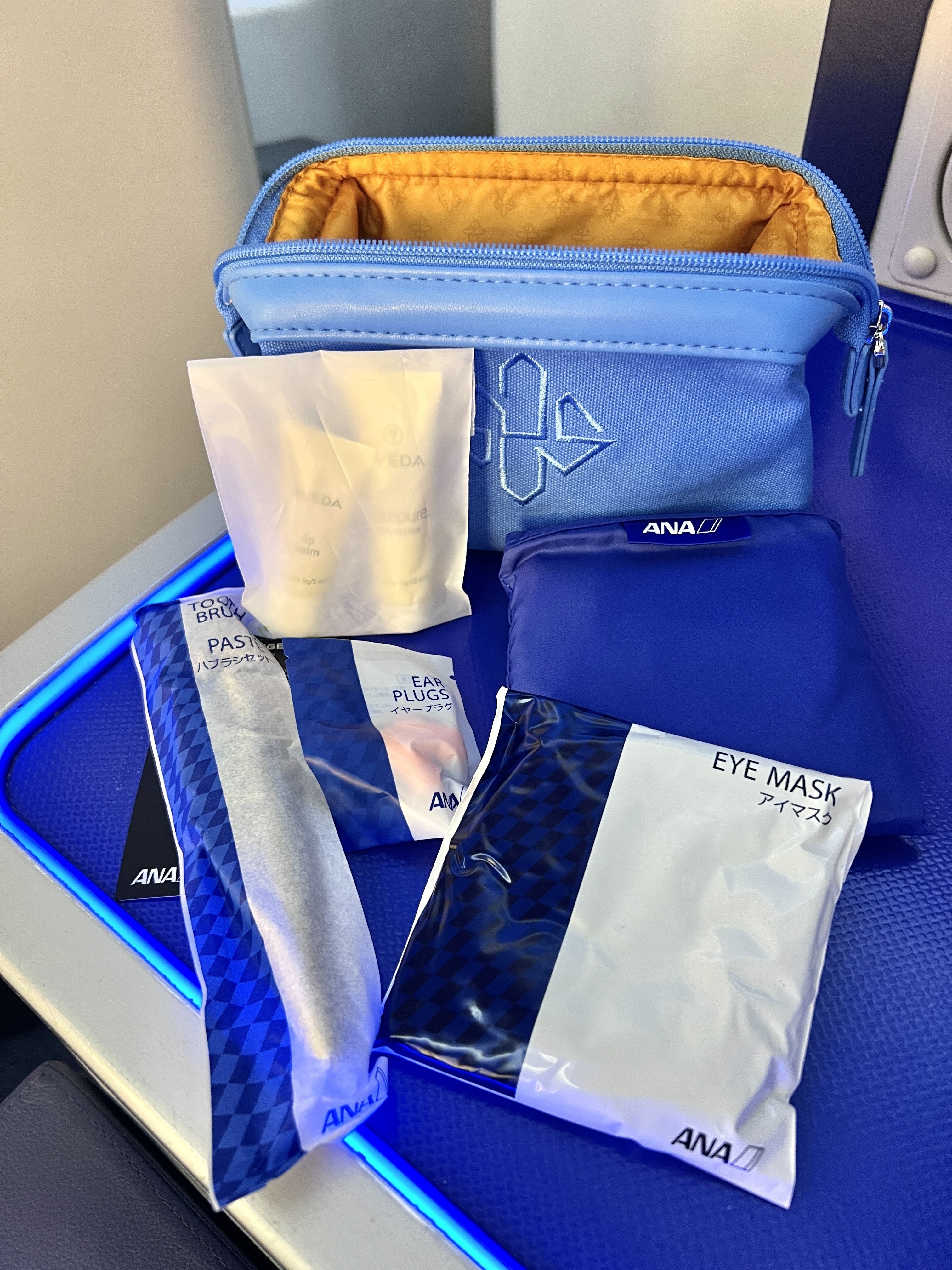 世界一周特典航空券で旅してみた④ANAビジネスクラスと機内で過ごす