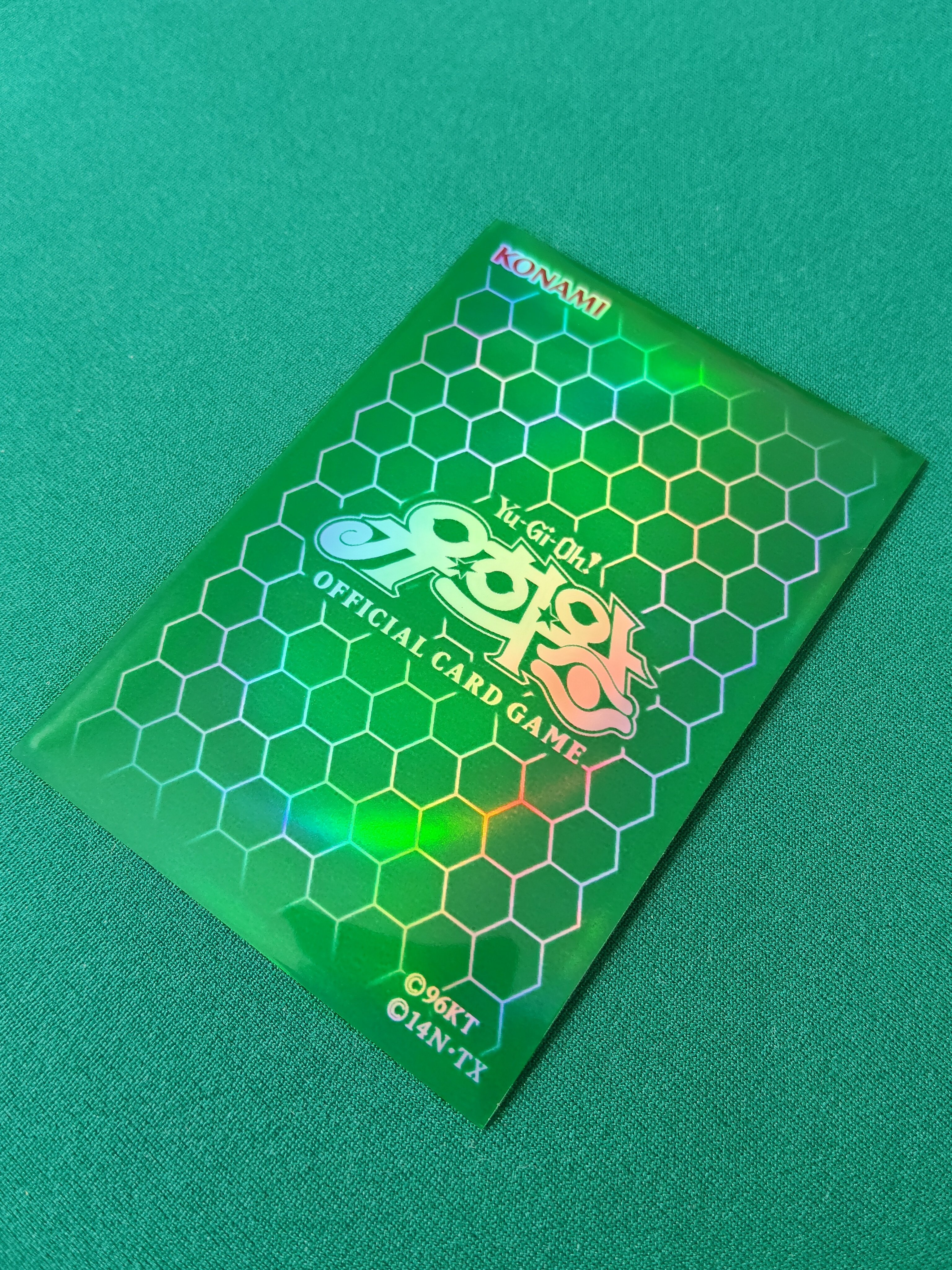 遊戯王】 サプライ紹介 緑（グリーン）色 ロゴスリーブ｜塩原