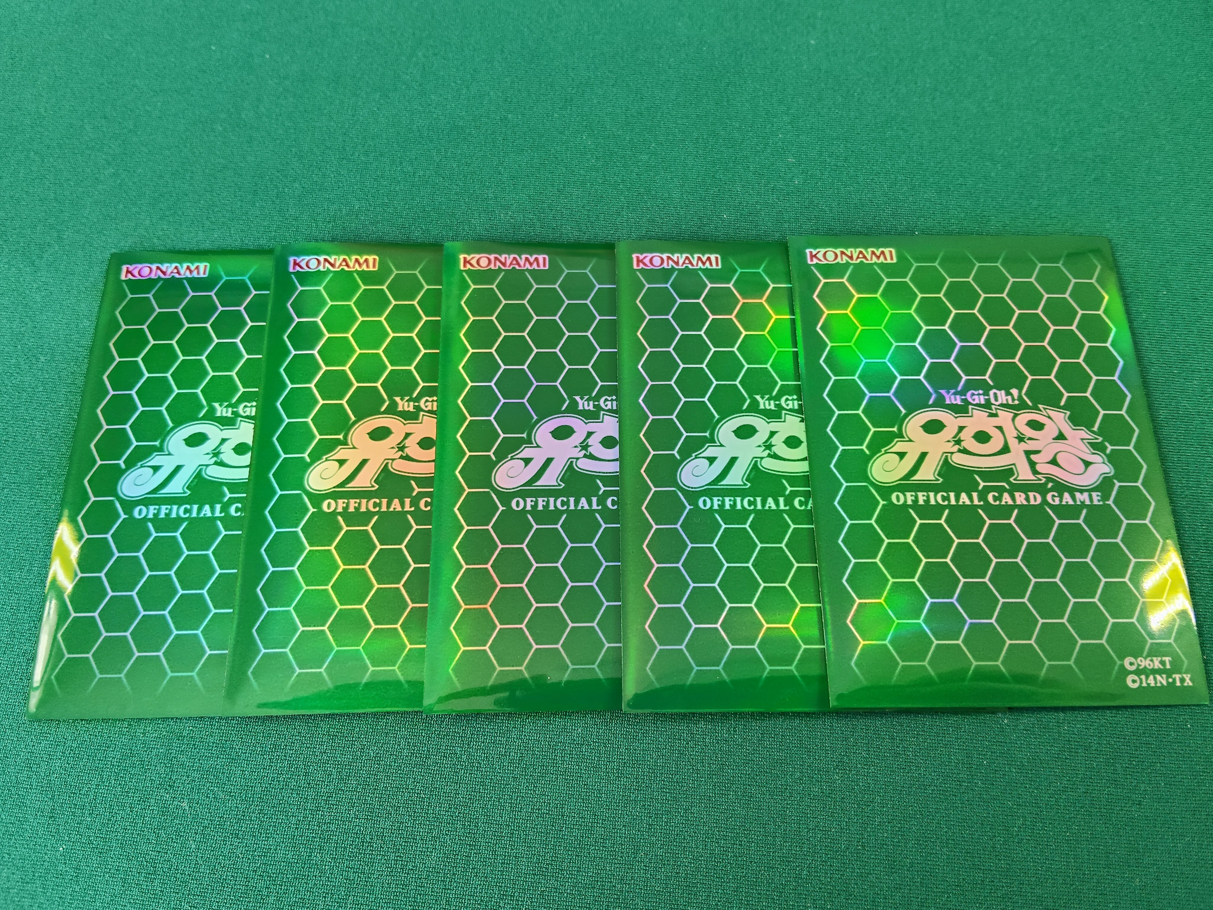 遊戯王】 サプライ紹介 緑（グリーン）色 ロゴスリーブ｜塩原