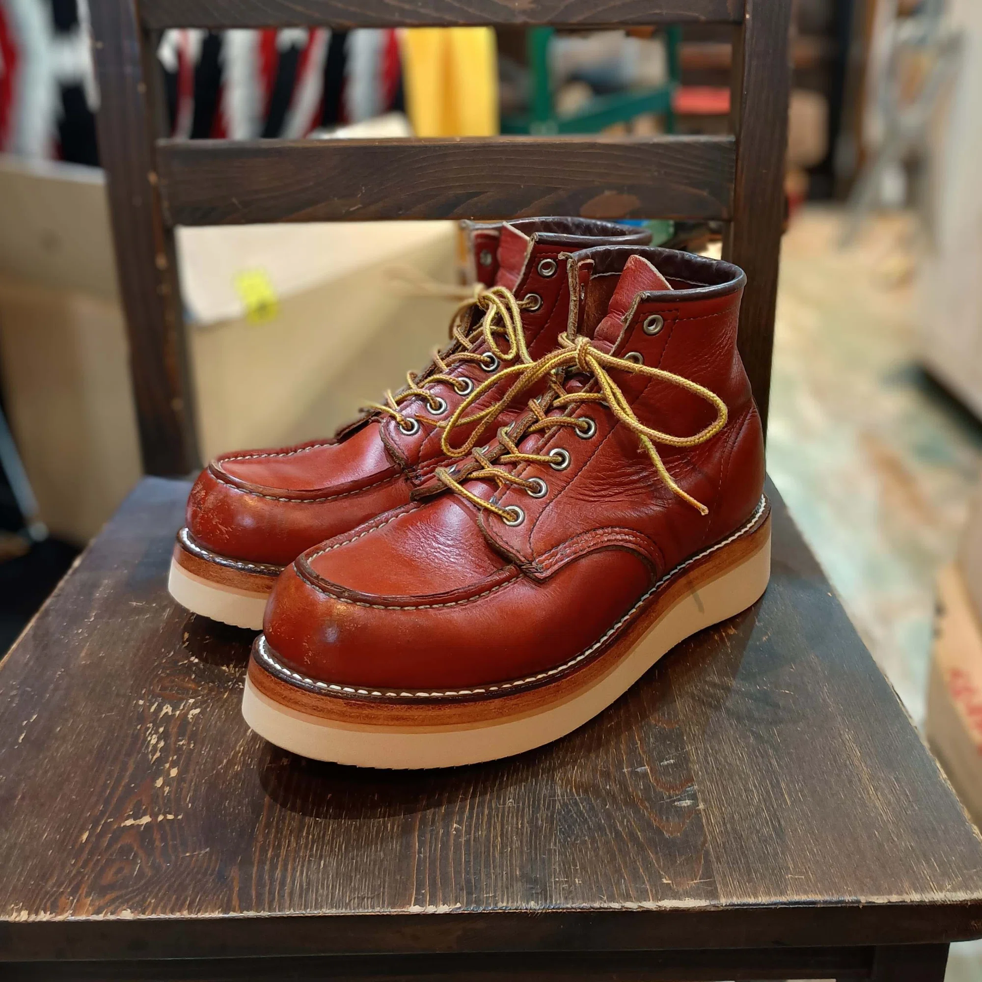 Resole/ソールカスタム】Red Wing #8875+vibram#2021｜CREA Repair 