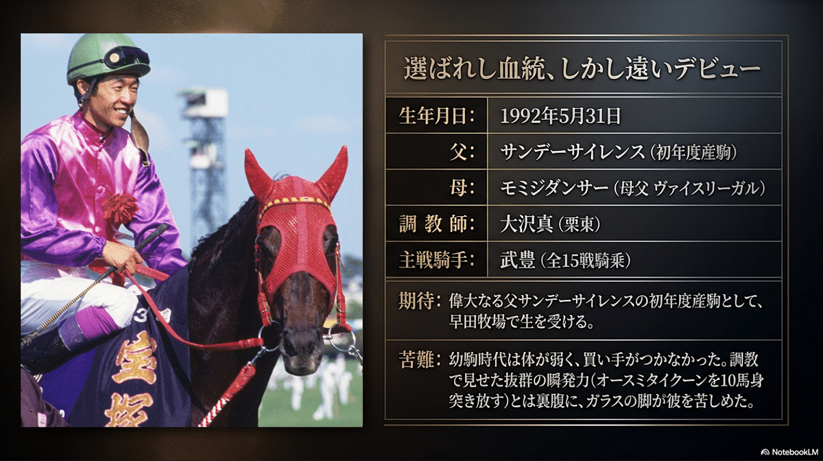 マーベラスサンデー ～幾度も挫折を乗り越えた、遅れてきた天才