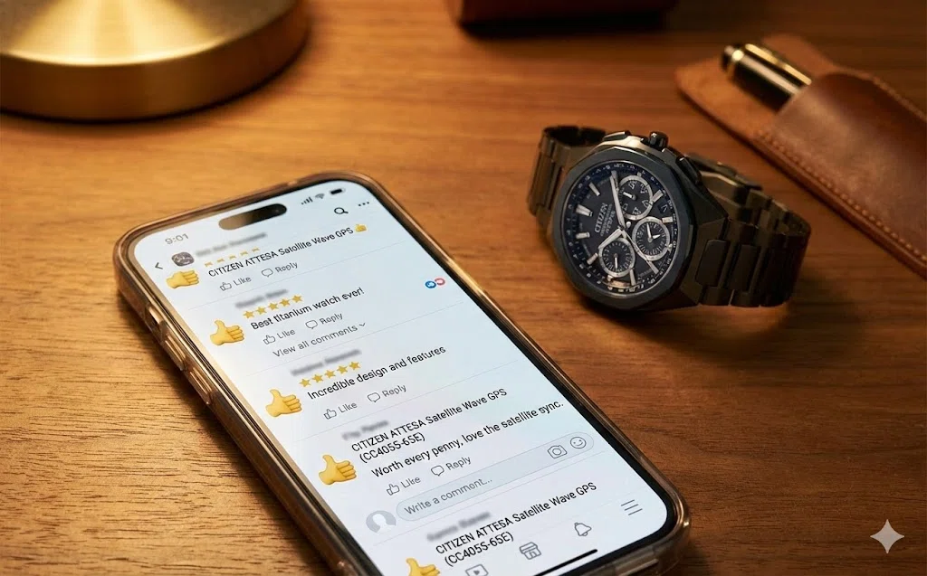 シチズン アテッサ Amazon・SNSの口コミを調査