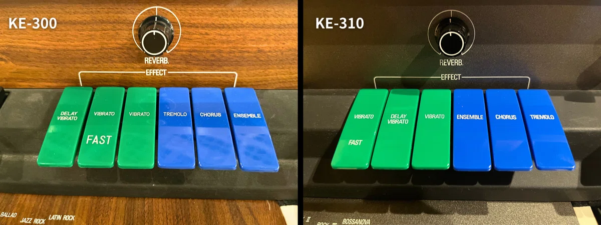 アナログドリマトーン比較 KE-300 vs. KE-310｜ゆうげんオルガン
