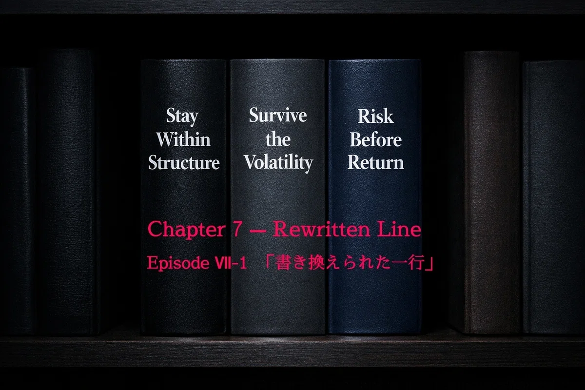 Chapter 7 — Rewritten Line Episode Ⅶ-1 「書き換えられた一行」｜でぃー