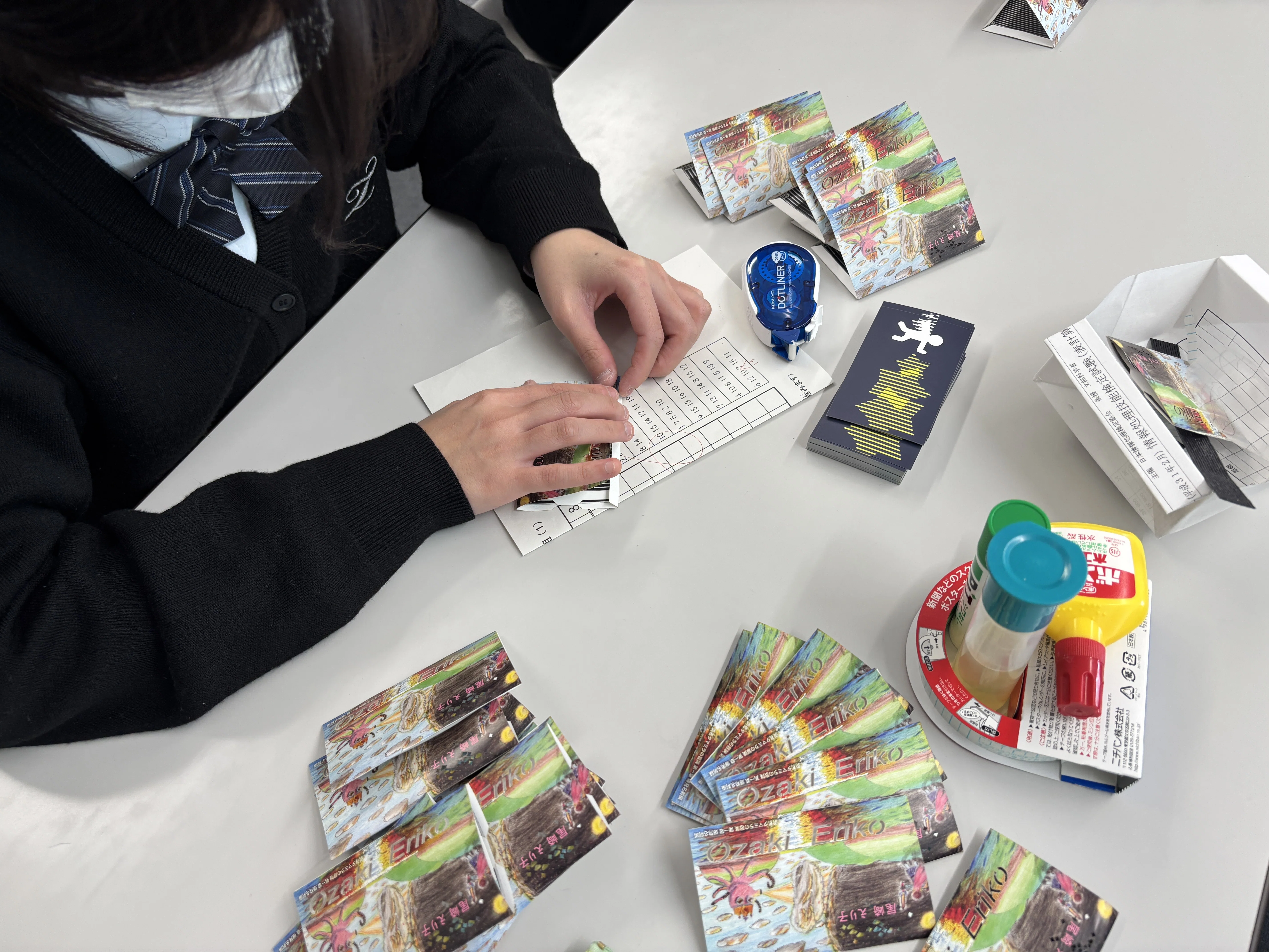 Business Card Project between Higashiosaka Mirai Technical High School ...