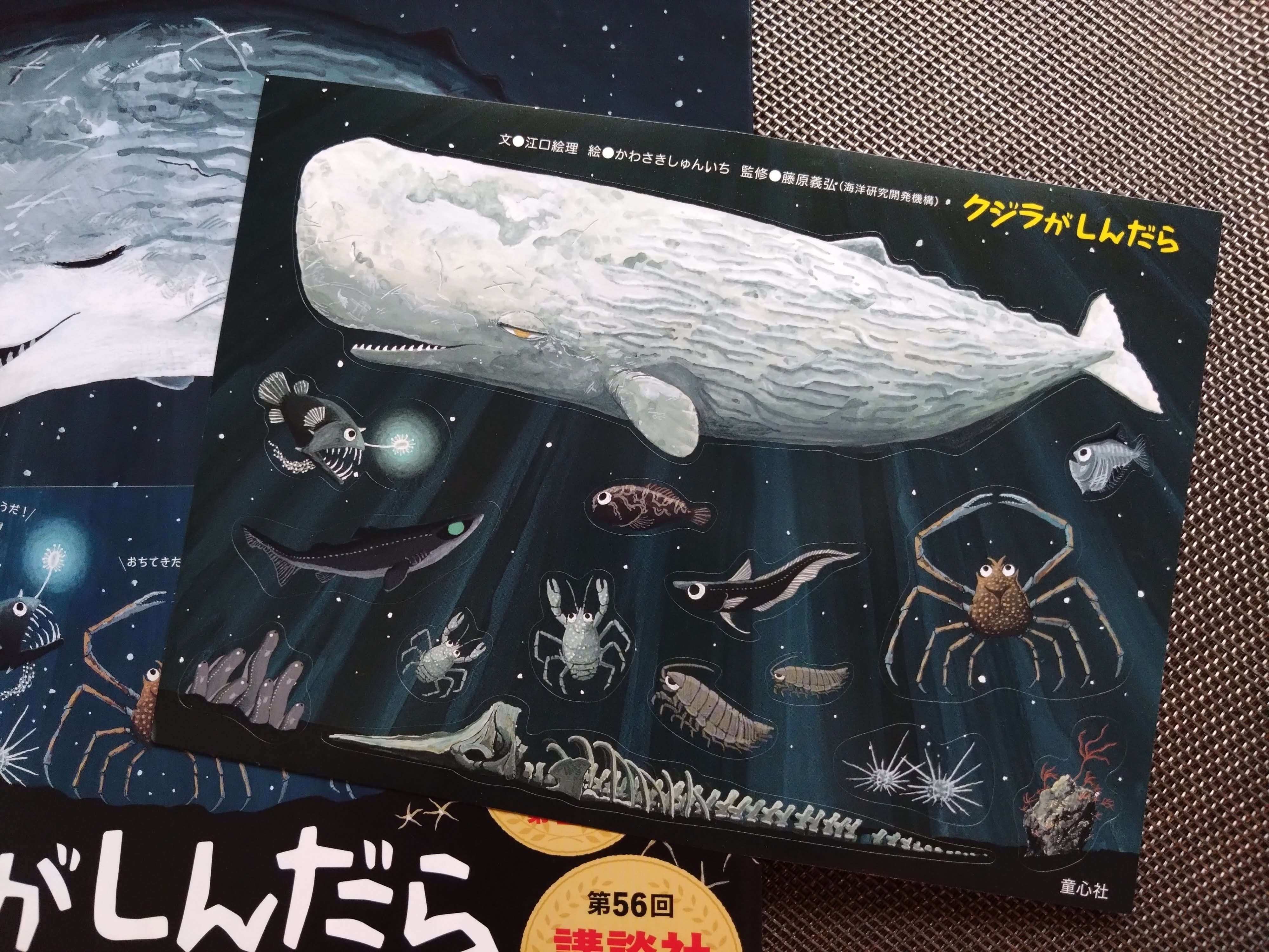 クジラがしんだら』シールが誕生！｜江口絵理