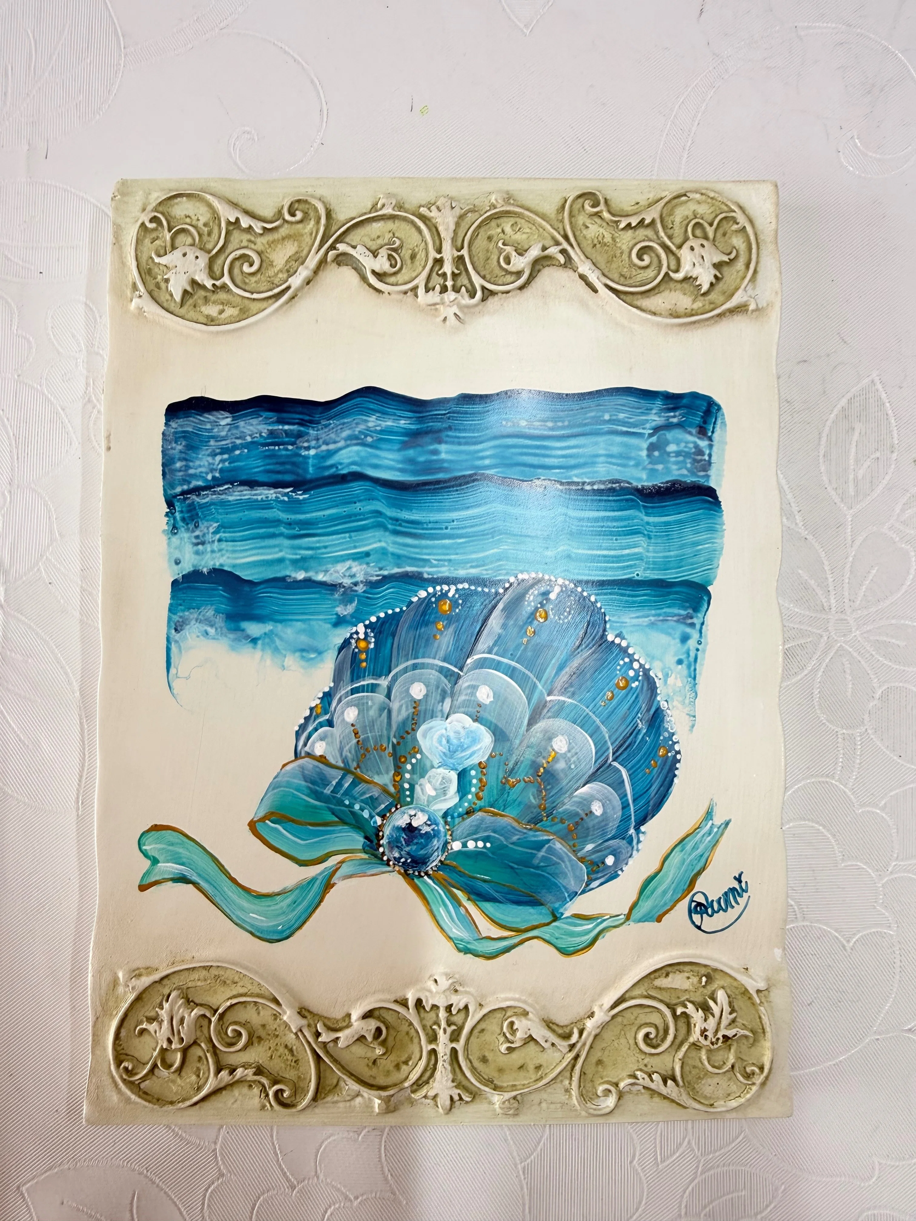 トールペイント作品：「ぎゅっとさせて」 トールペイント作品：「ぎゅっとさせて」 春の風を感じて…赤毛の