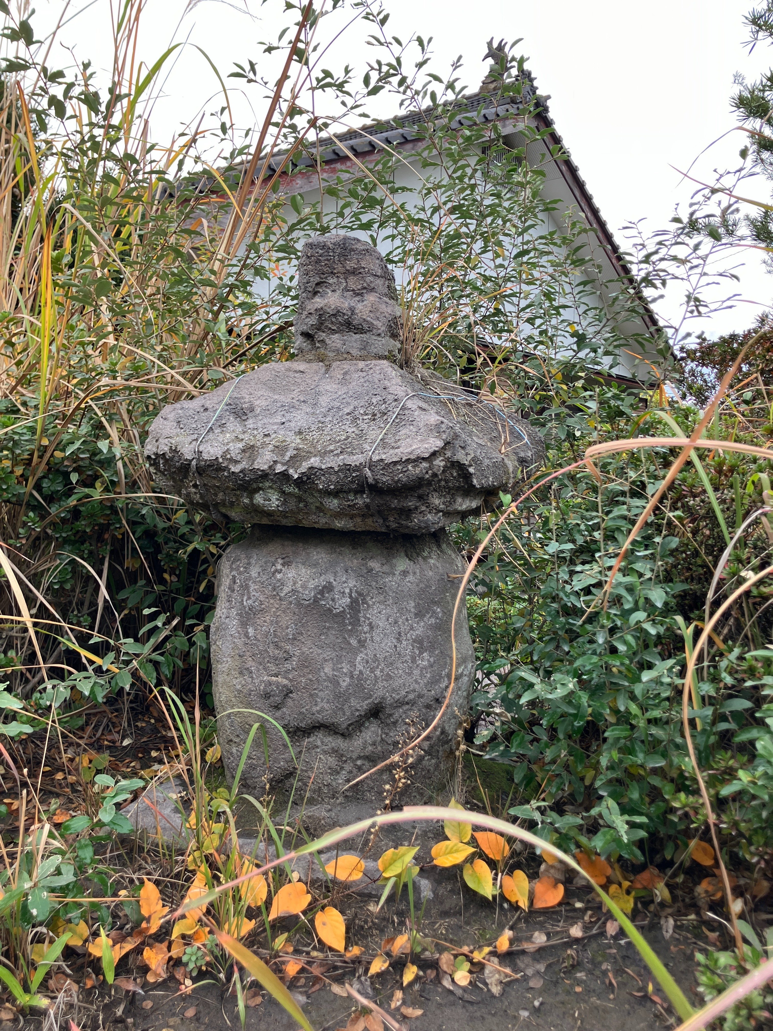 薩摩平氏を訪ねて53】宝塔の受難 桜島の鹿児島忠吉の宝塔（鹿児島市