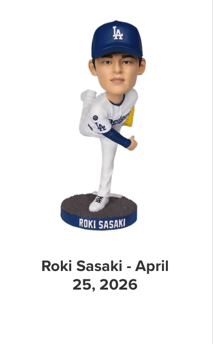 ドジャースタジアム日本人選手ボブルヘッド配布日まとめ｜大谷・山本