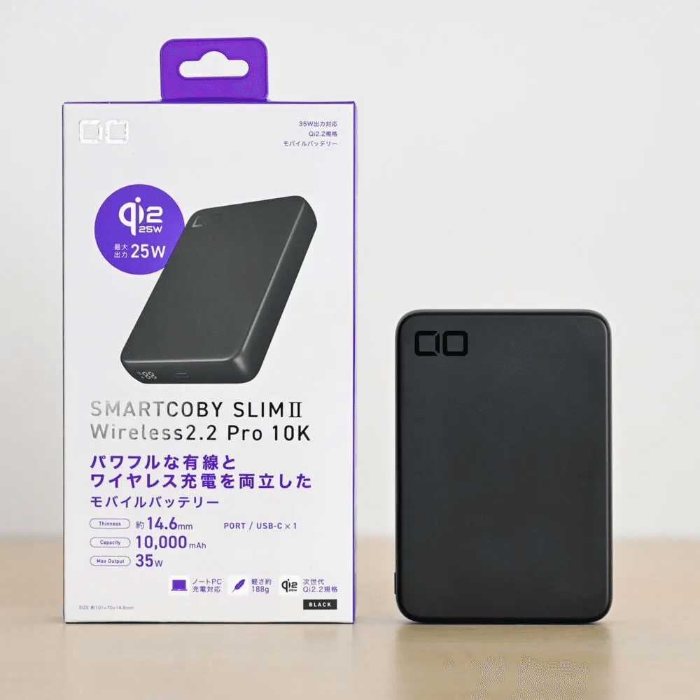 スマホアクセサリー CIO SMARTCOBY SLIMII Wireless2.2 Pro 10K SMARTCOBY SLIM 2 Wireless2.2 Pro 10K シルバー CIO-MB35W1C-10K