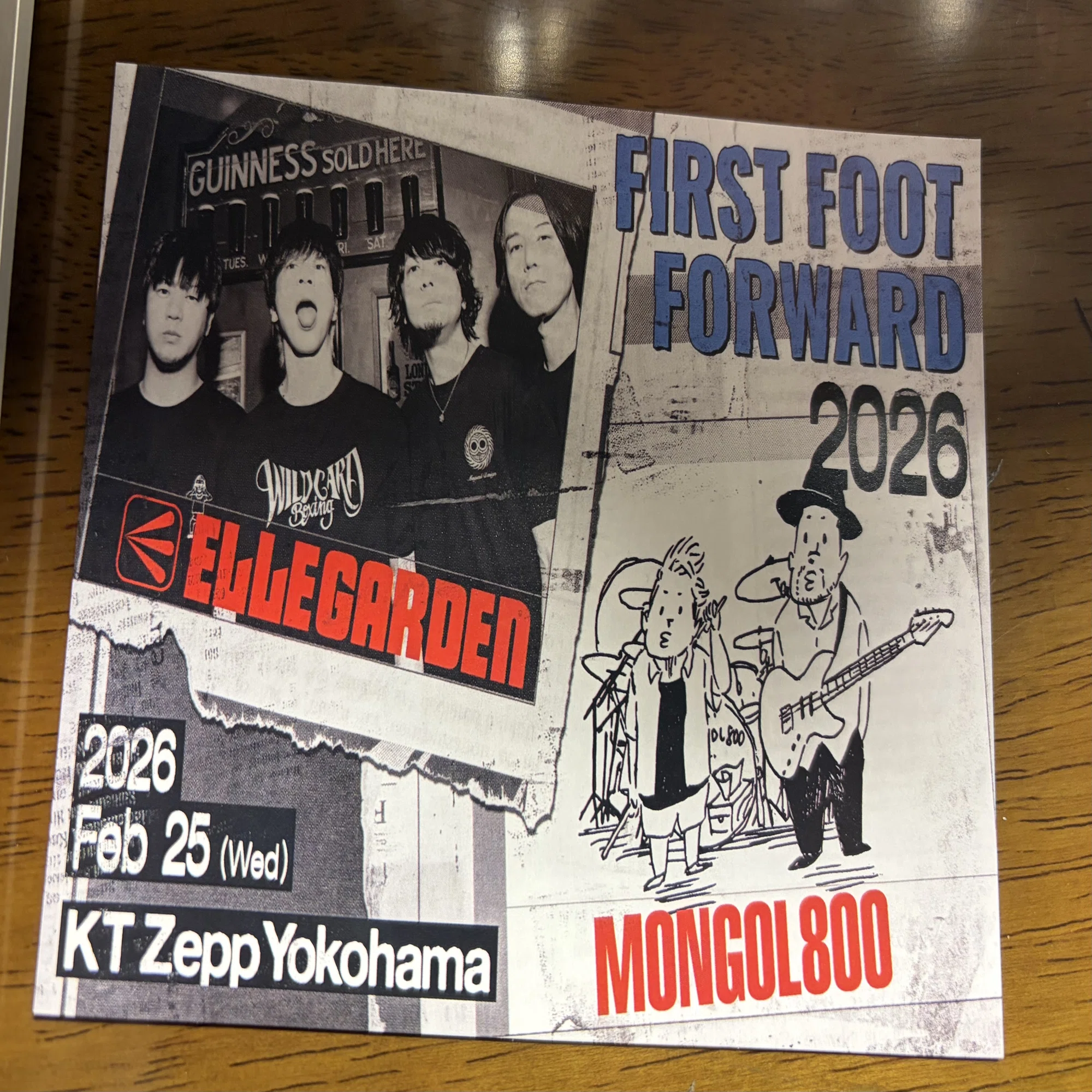 ELLEGARDEN×MONGOL800 「FIRST FOOT FORWARD 2026」の思い出｜たくひと