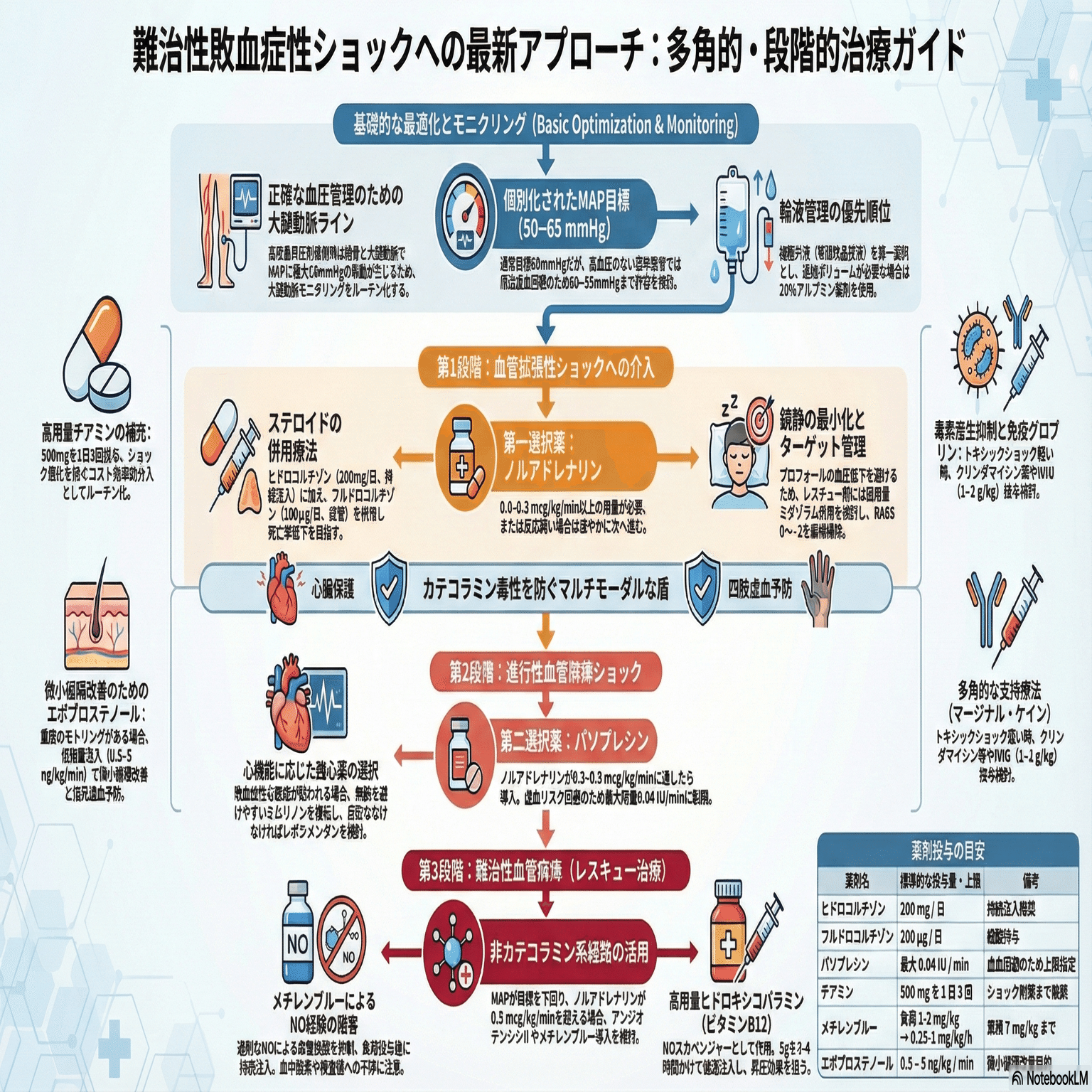ICU)難治性敗血症性ショックにおけるアプローチ：機器管理の落とし穴と