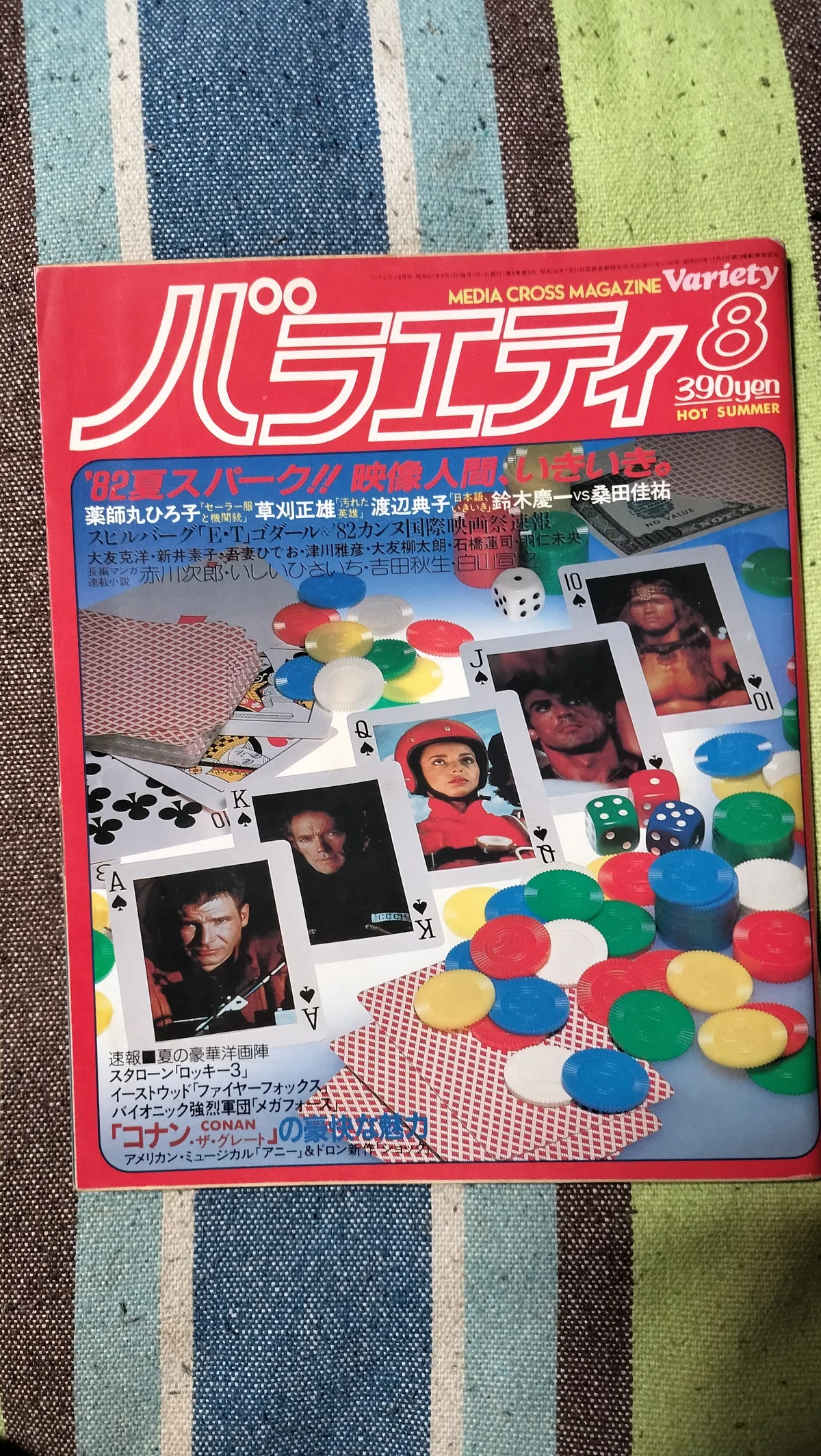 読書日記〜「バラエティ 1982年8月号」｜スガイヒロシa.k.a Sugar、謎 