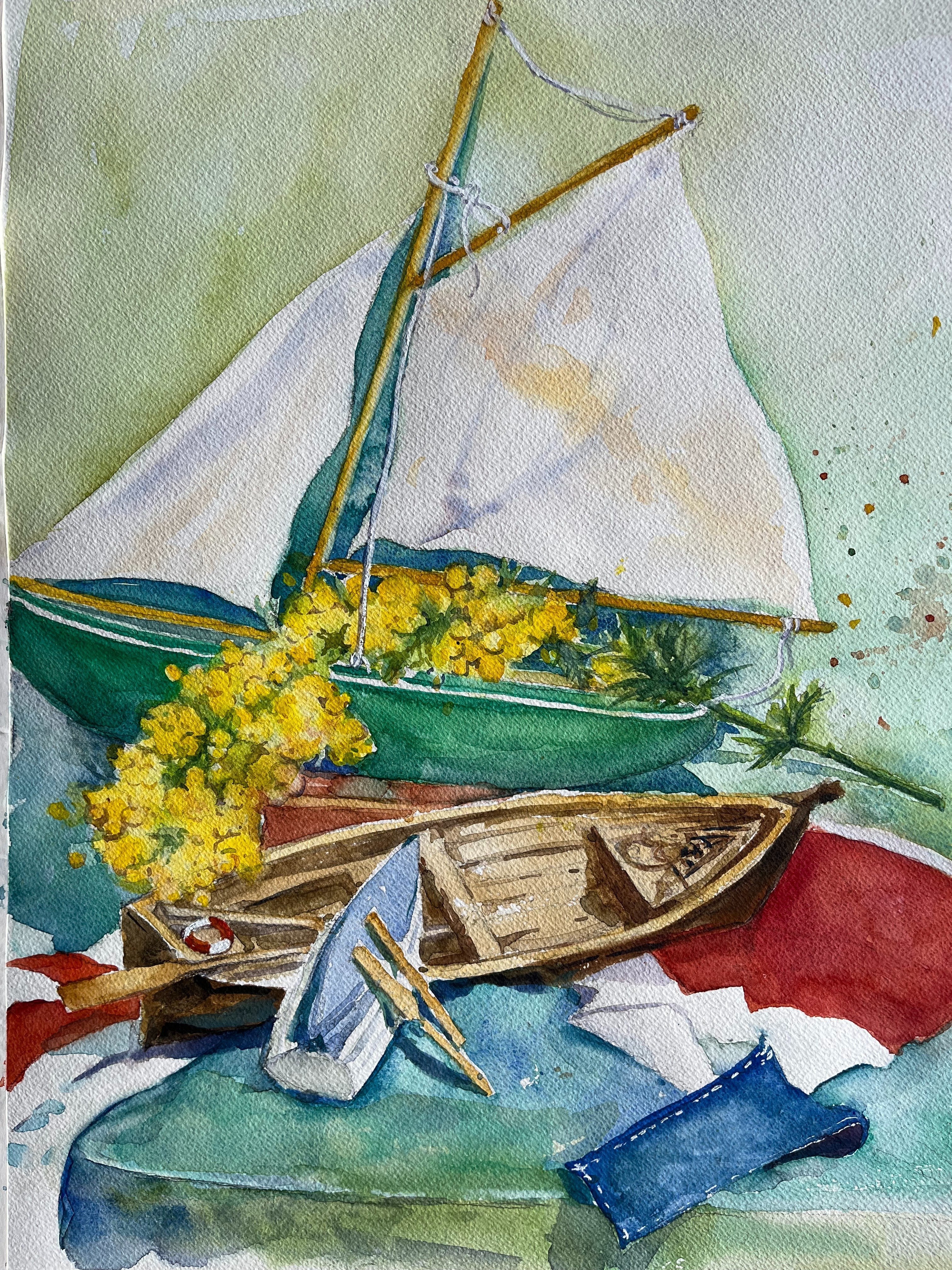 2月の水彩画｜あーこ